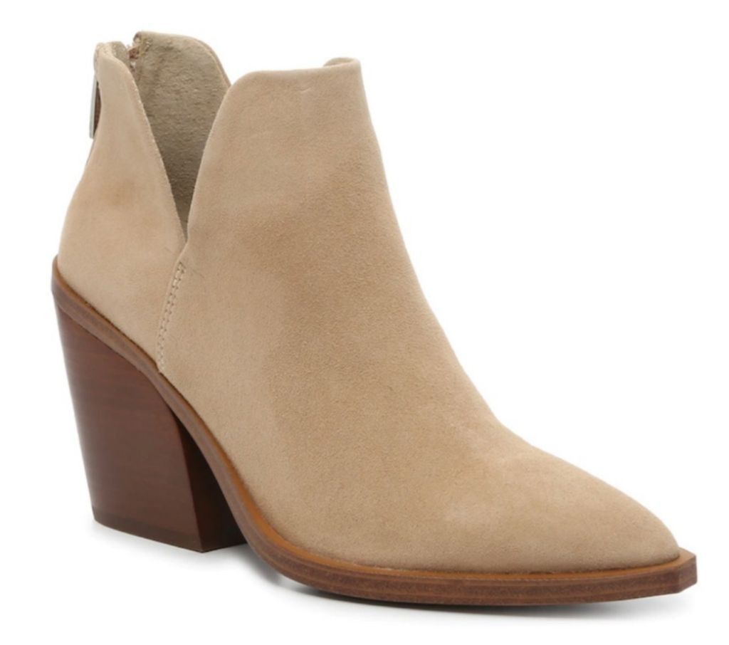 Vince Camuto Vince Camuto Gigietta Suede Booties Size 8M Size US 8 / IT 38 - 1 Thumbnail
