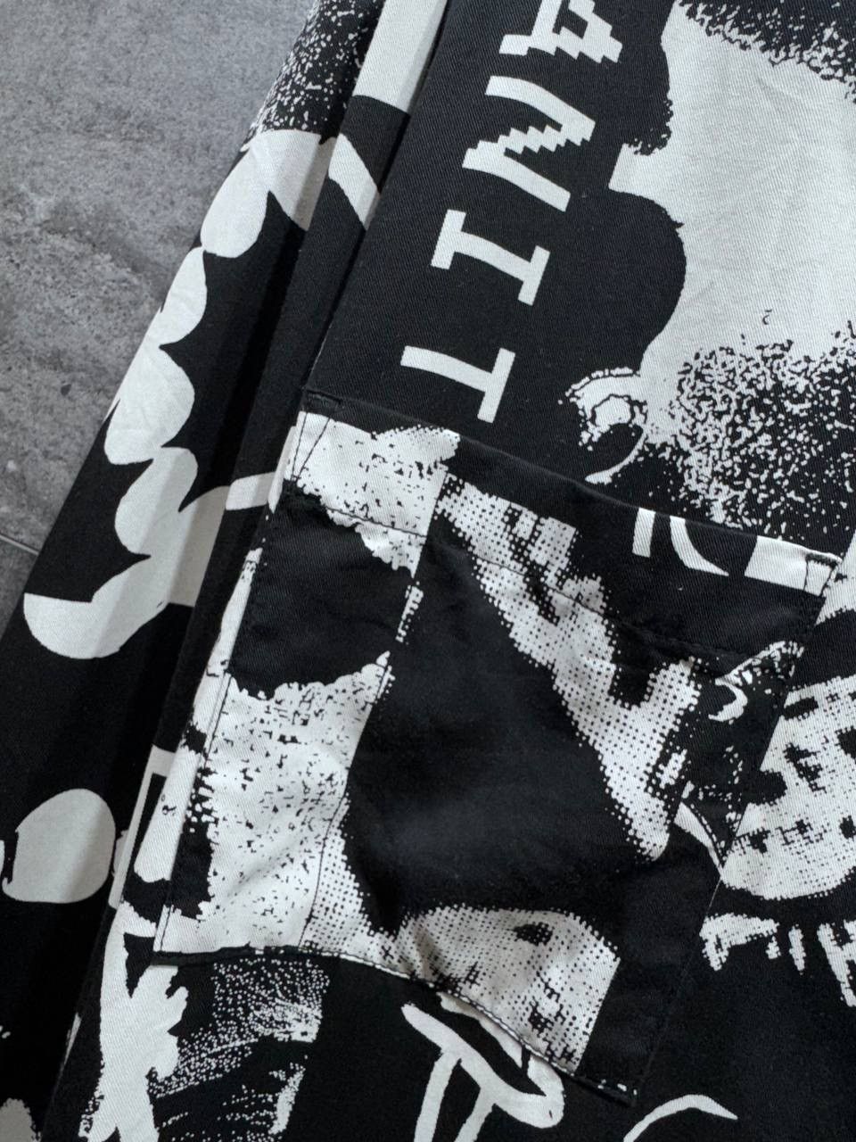 Diesel Diesel S-Krutz Allover Graphic Print Zip Pocket Shirt Jacket Size US L / EU 52-54 / 3 - 3 Thumbnail