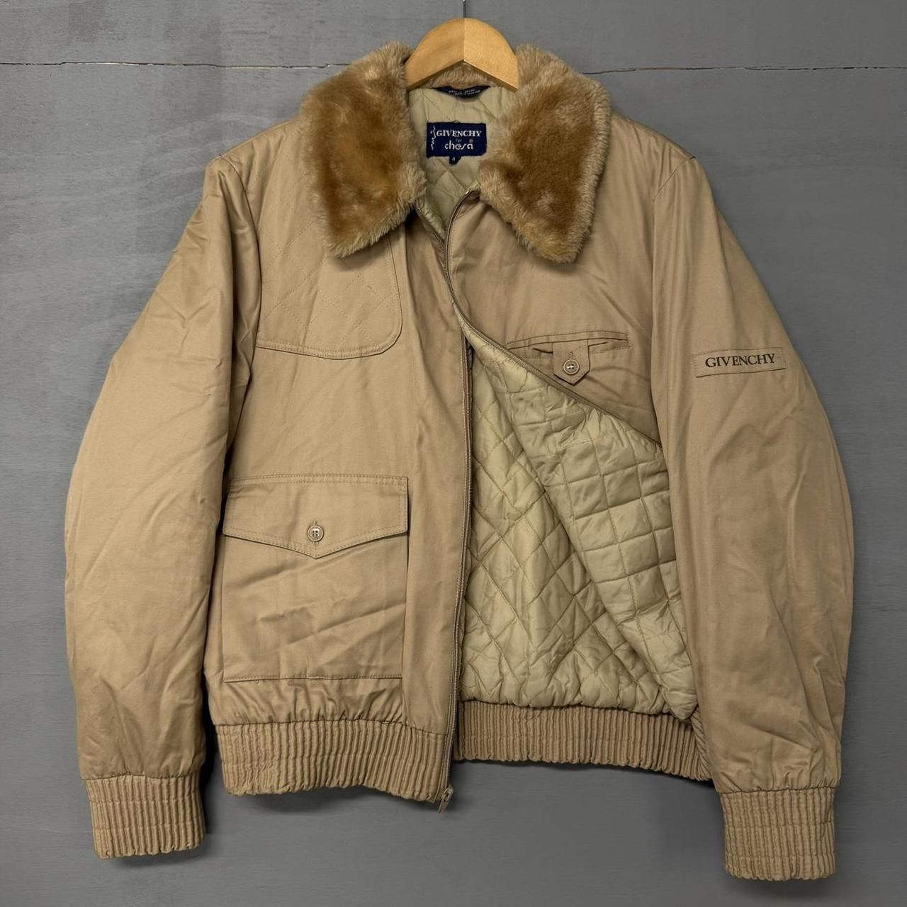 Givenchy 70s Givenchy Aviator Fur Collar Bomber Jacket Size 46 Size US L / EU 52-54 / 3 - 2 Thumbnail