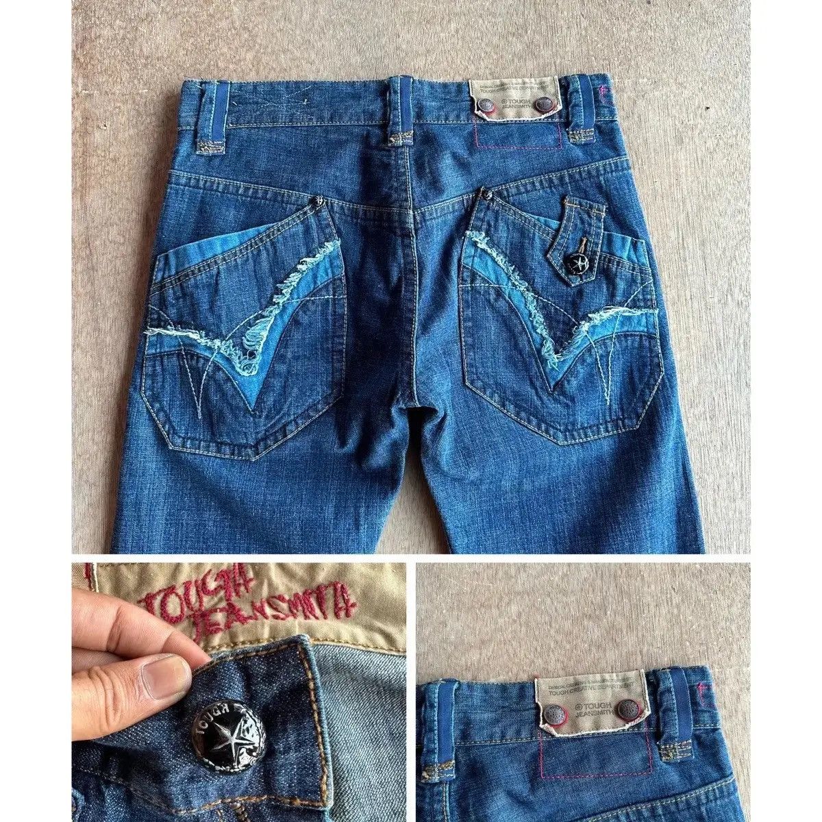 PPFM GRAILS! W32 L32 Vintage TOUGH JEANSMITH Jean RARE Denim Pant Size US 32 / EU 48 - 16 Thumbnail