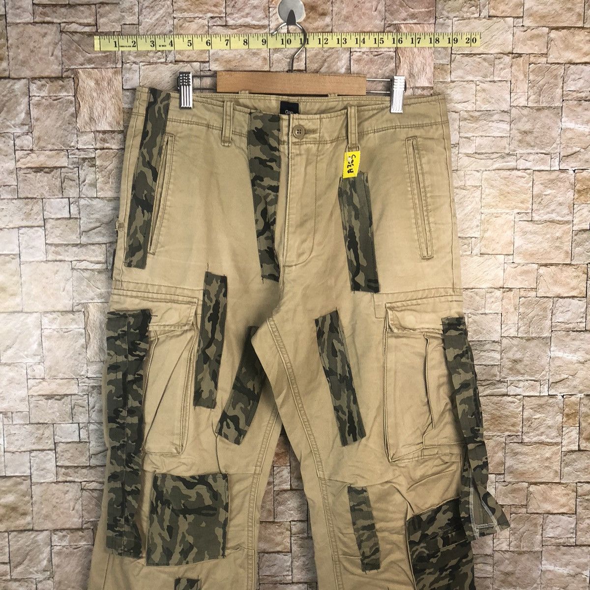 Vintage Gap rework Custom utility patchwork Cargo Pants #A363 Size US 32 / EU 48 - 2 Thumbnail