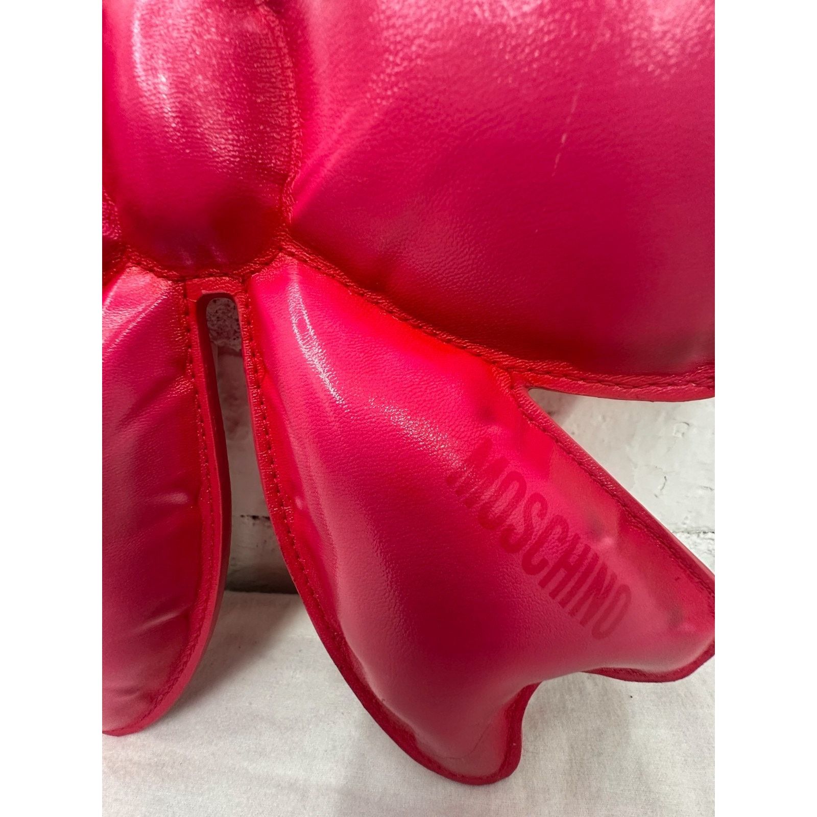Moschino SS23 Moschino Couture Jeremy Scott Ribbon Patent Leather Bag Size ONE SIZE - 10 Thumbnail
