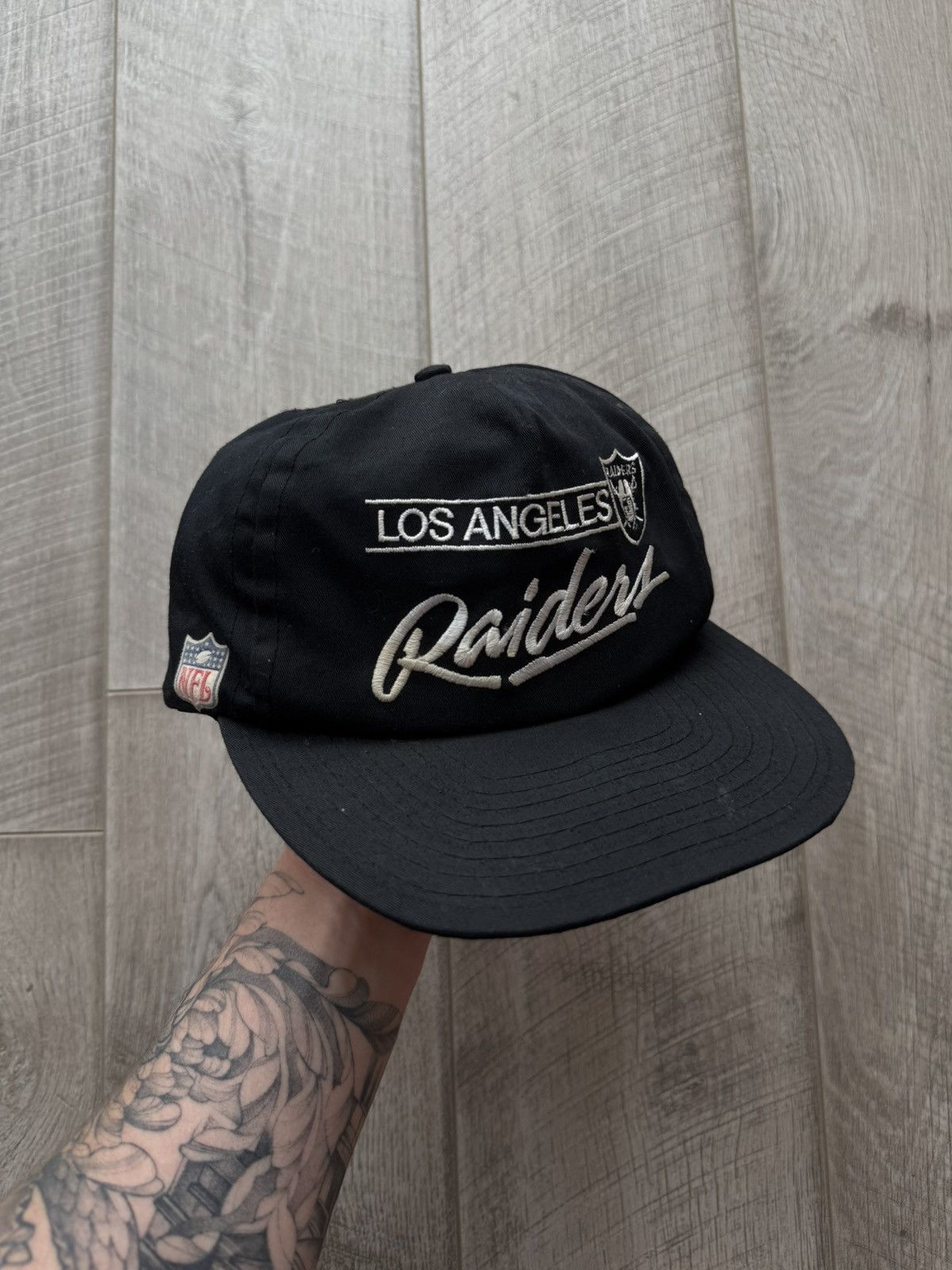 NFL Los Angeles Raiders by EUROCAP 1980 Taiwan vintage cap hat Size ONE SIZE - 2 Thumbnail