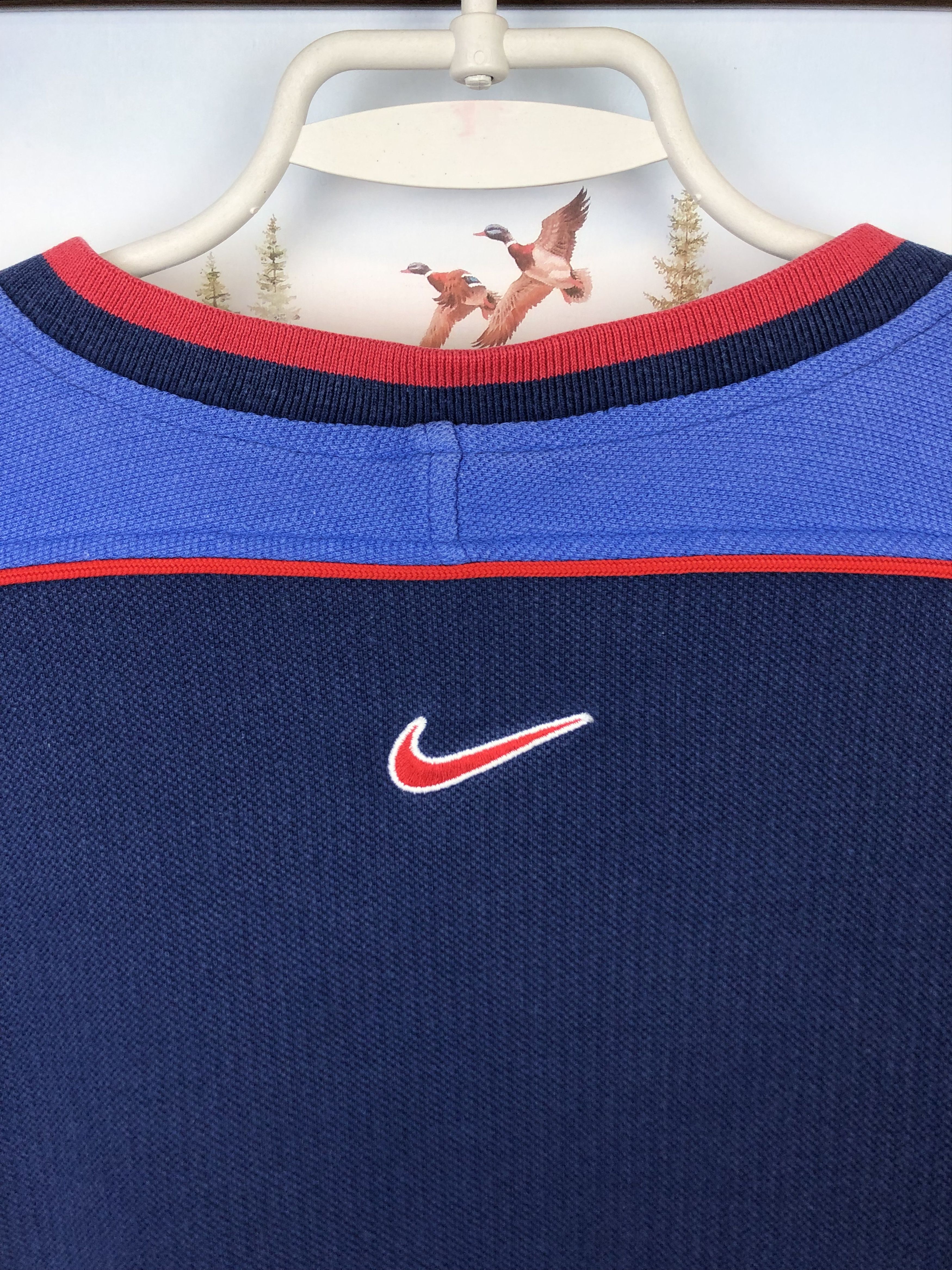 Nike Vintage 90's Nike Glasgow Rangers Football Sweatshirt Soccer Size US L / EU 52-54 / 3 - 14 Thumbnail