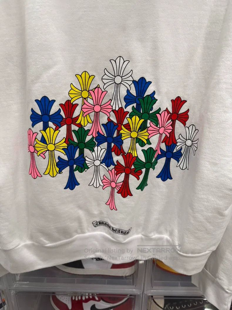 Chrome Hearts CHROME HEARTS Size M Color group cross white hoodie Size US M / EU 48-50 / 2 - 4 Thumbnail