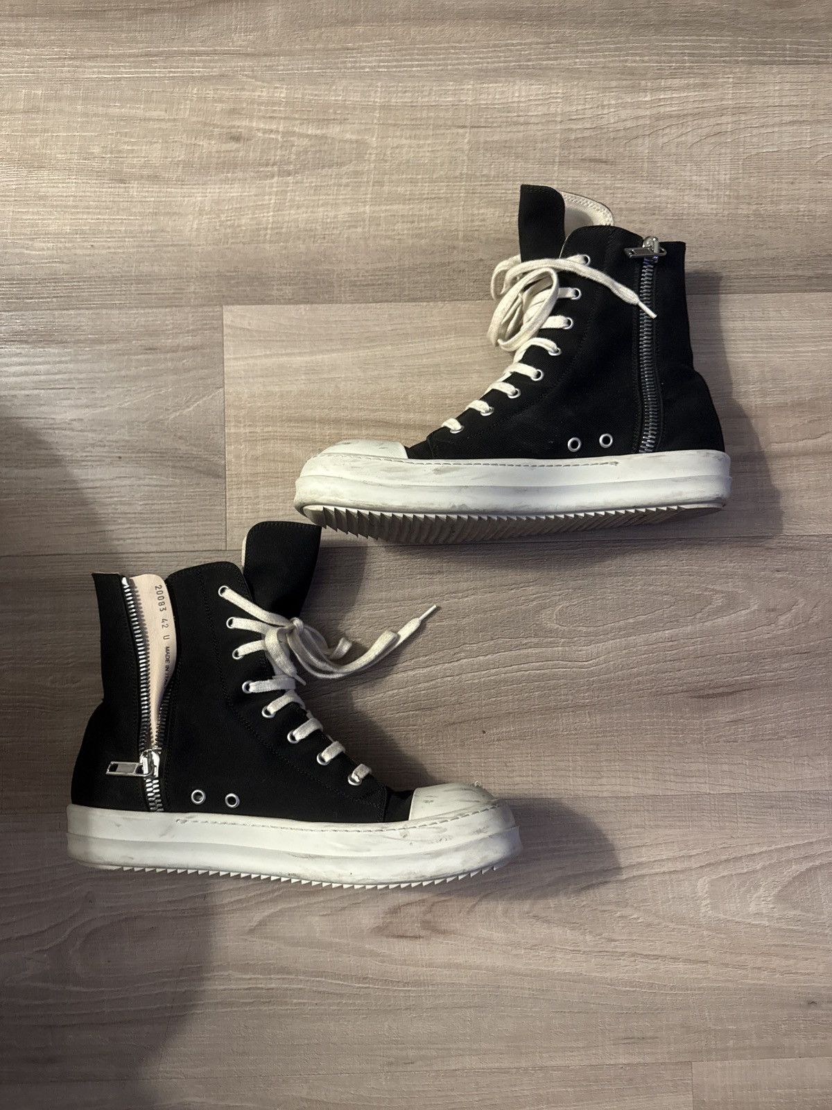 Rick Owens rick owens dark shadow ramones Size US 9.5 / EU 42-43 - 2 Thumbnail