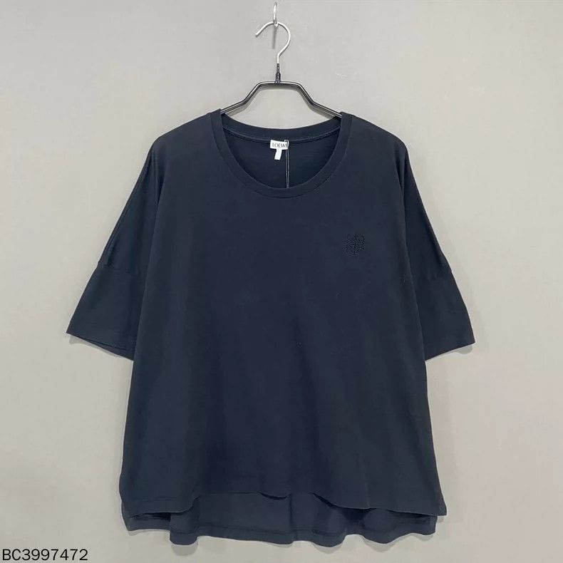 Loewe Loewe Black logo short sleeves Size L / US 10 / IT 46 - 1 Thumbnail