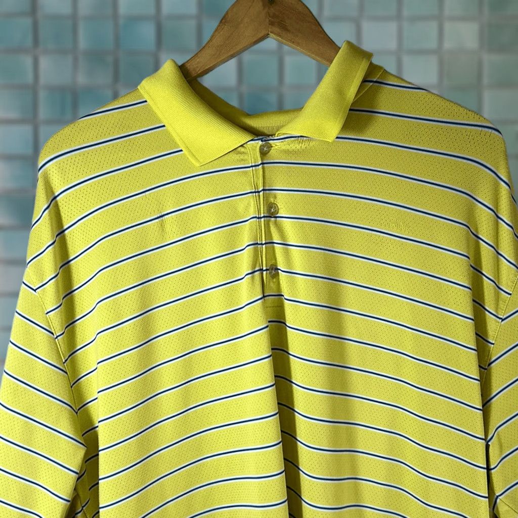 Nike Nike Golf Polo Shirt XL Mens Short Sleeve Yellow Size US XL / EU 56 / 4 - 1 Thumbnail