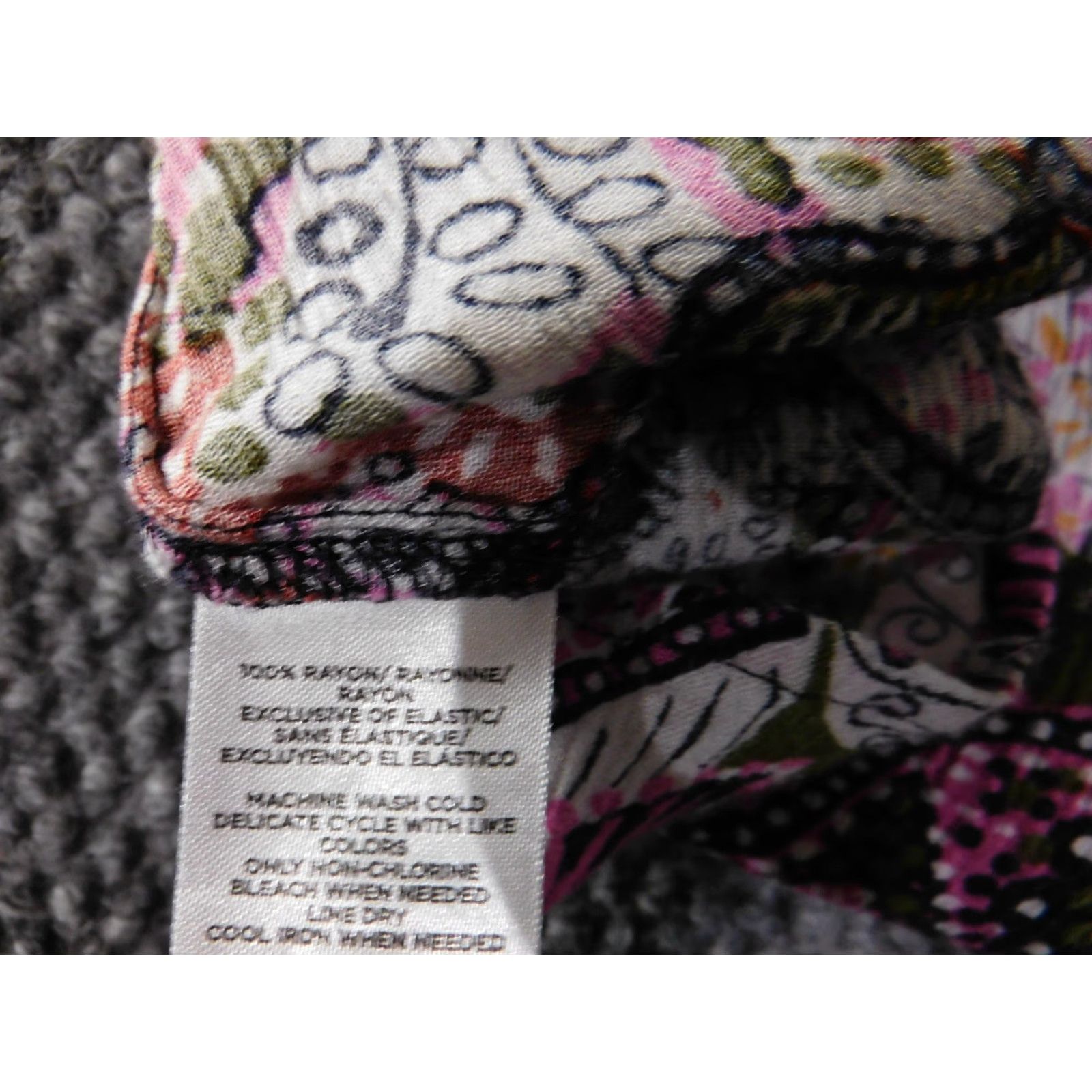 Loft Loft Blouse Womens Petite Medium Multicolor Floral Boho Rayon Sleeveless Bell Sleeve Turtleneck Pullover Pocket Ruffle Modern Flower Size M / US 6-8 / IT 42-44 - 6 Thumbnail