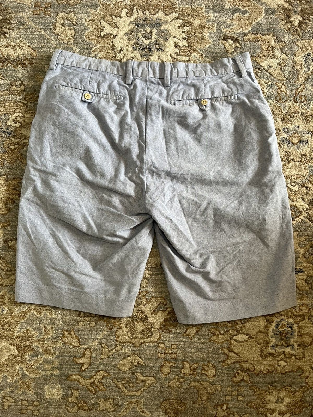 Polo Ralph Lauren POLO BY RALPH LAUREN COTTON CHINO SHORTS BLUE 35 Size US 35 - 5 Thumbnail