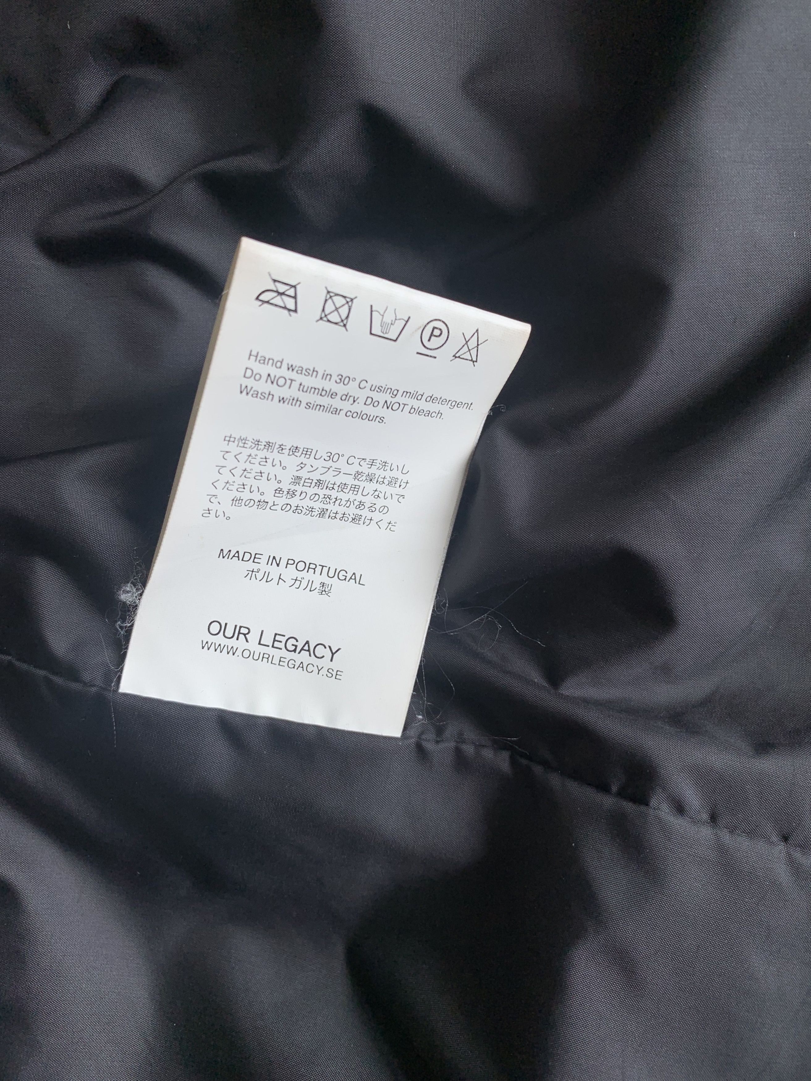Our Legacy Shield Parka Black Wave Size US S / EU 44-46 / 1 - 15 Thumbnail