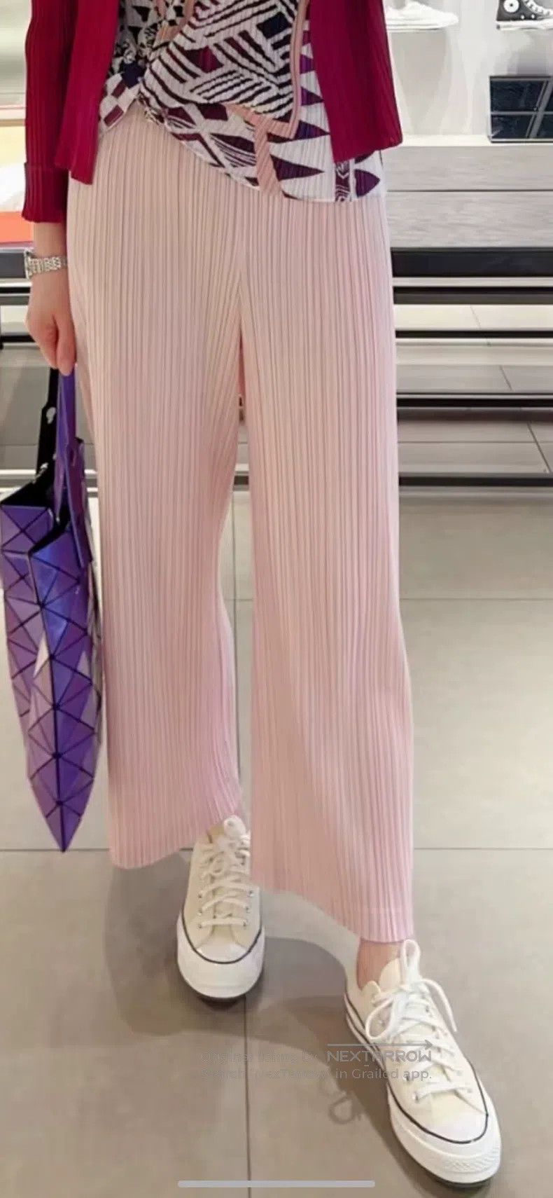 Issey Miyake Issey Miyake Cherry Blossom Pink Trousers Size 25" / US 0 / IT 36 - 5 Thumbnail