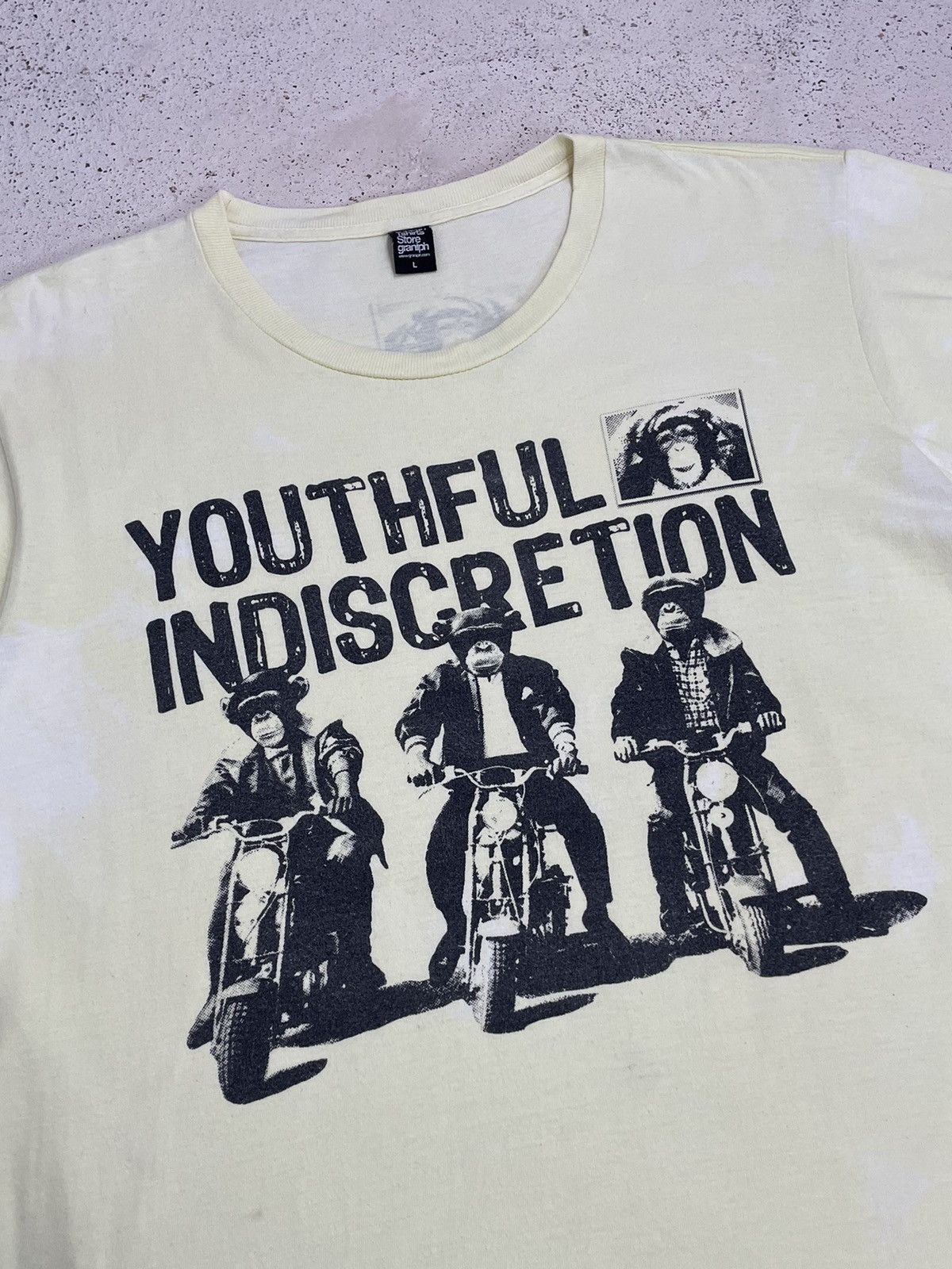 Japanese Brand Youthful Indiscretion 3 Apes Graphic Tee Size US L / EU 52-54 / 3 - 4 Thumbnail