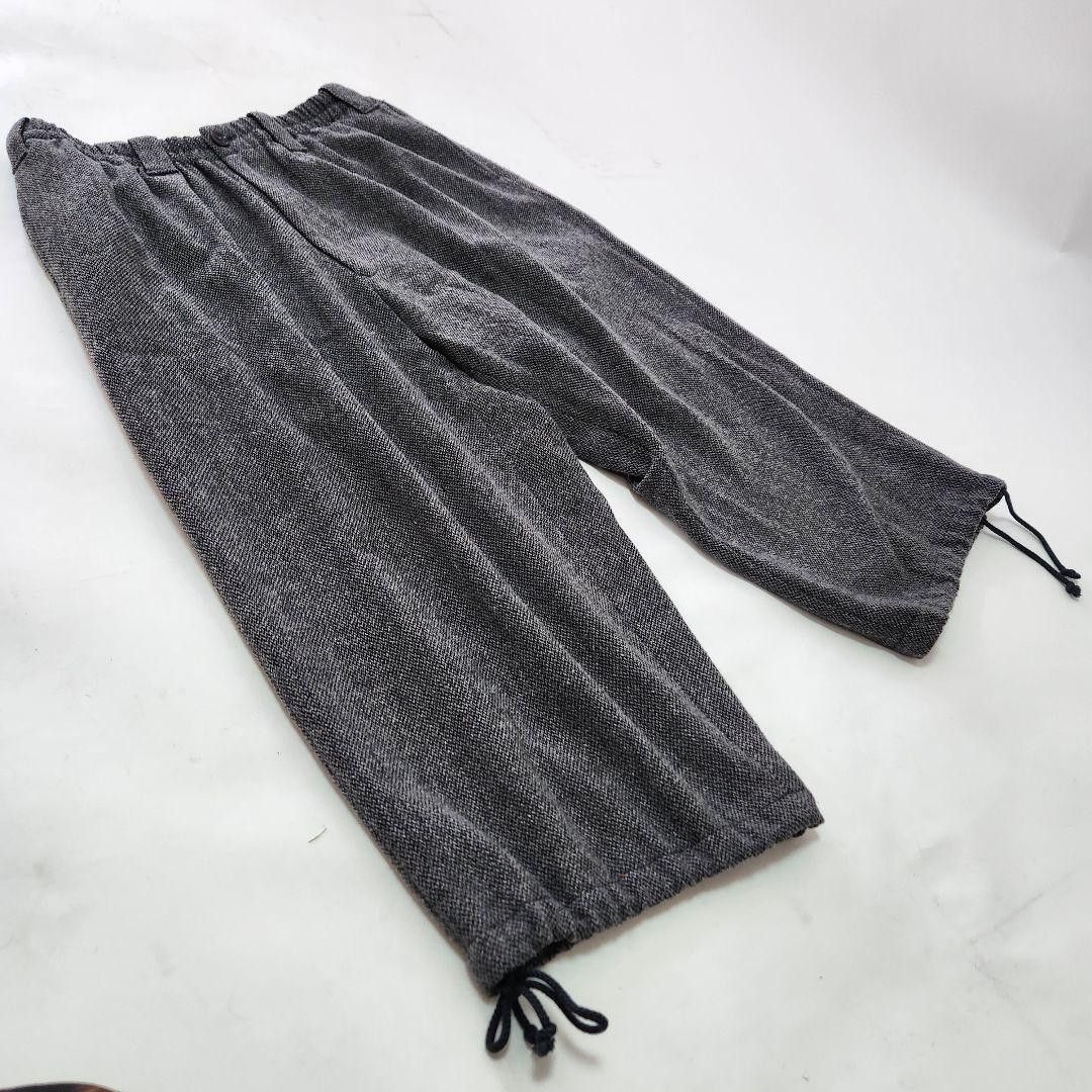 Yohji Yamamoto yohji yamamoto pour homme/cupra/wide tweed pants Size US 33 - 1 Thumbnail