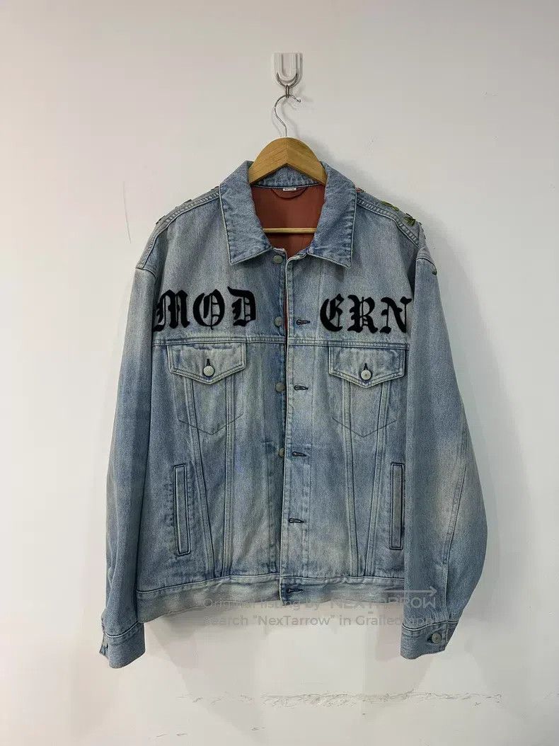 Gucci Gucci Sanskrit denim jacket Size US M / EU 48-50 / 2 - 1 Thumbnail