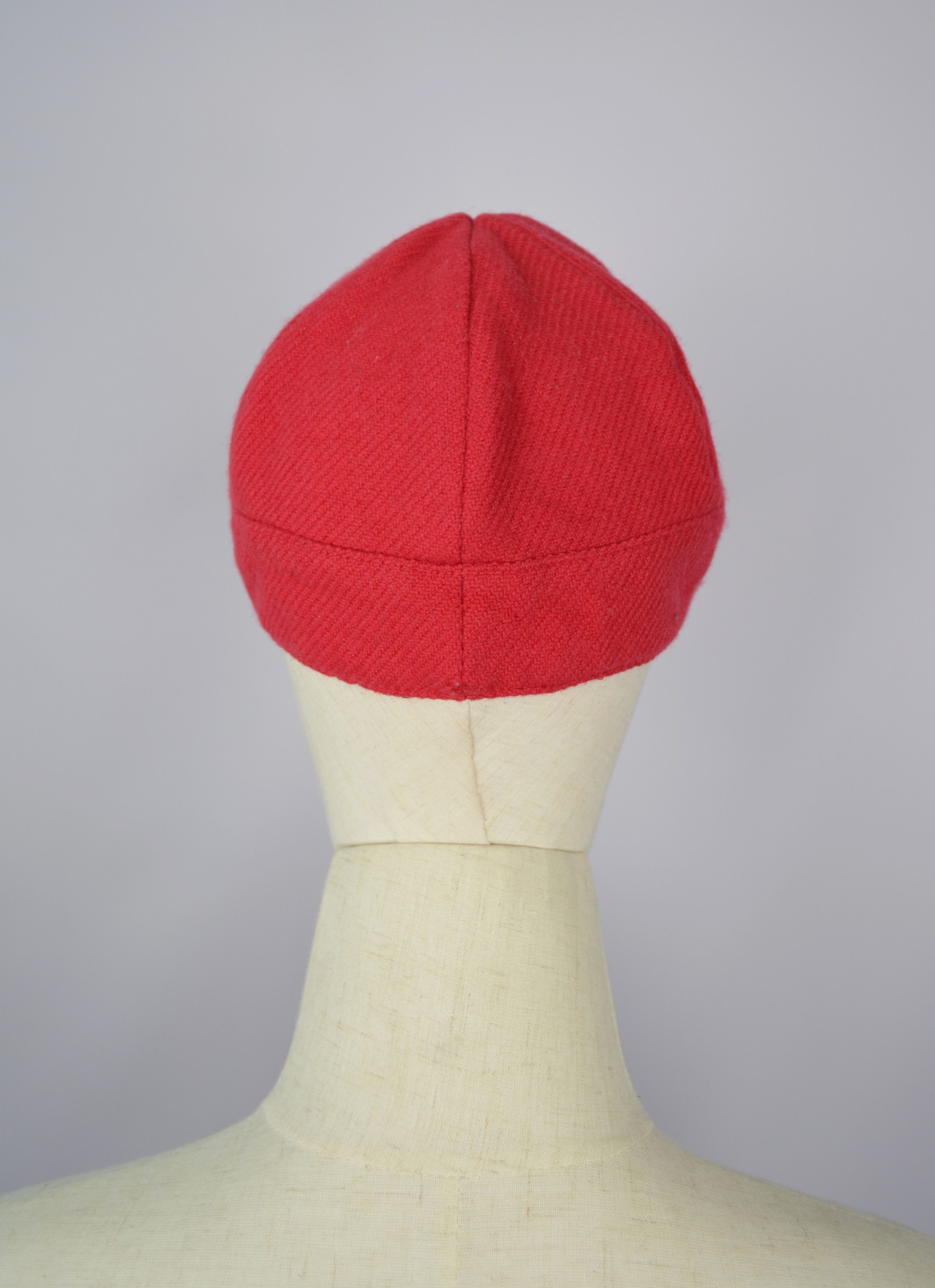 Burberry Womens Burberry Wool/Cashmere Pink/Red Beret Hat Size M Size ONE SIZE - 6 Thumbnail