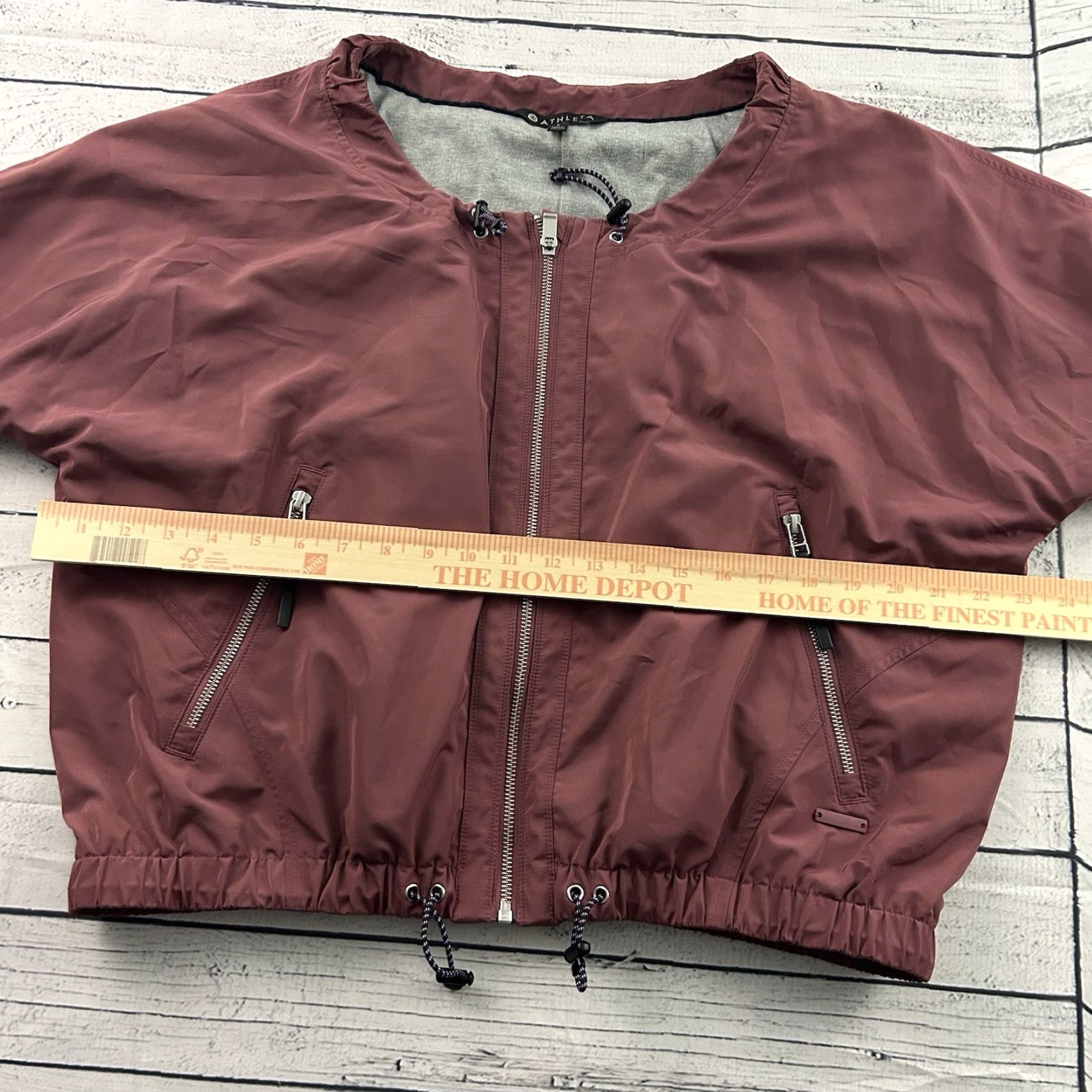 Athleta Athleta Jacket Women's L Mauve Full Zip Athletic Shirt Size L / US 10 / IT 46 - 4 Thumbnail