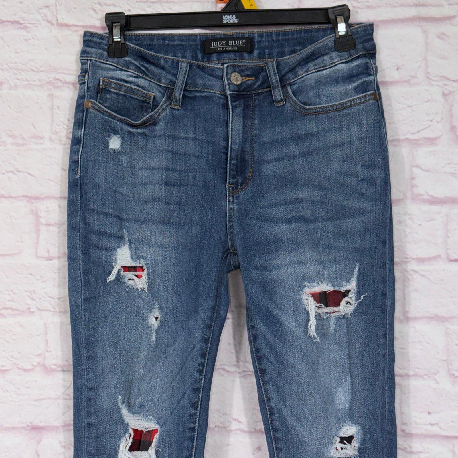 Other Judy Blue Size 5/27 Distressed Skinny Jeans Size 27" / US 4 / IT 40 - 2 Thumbnail
