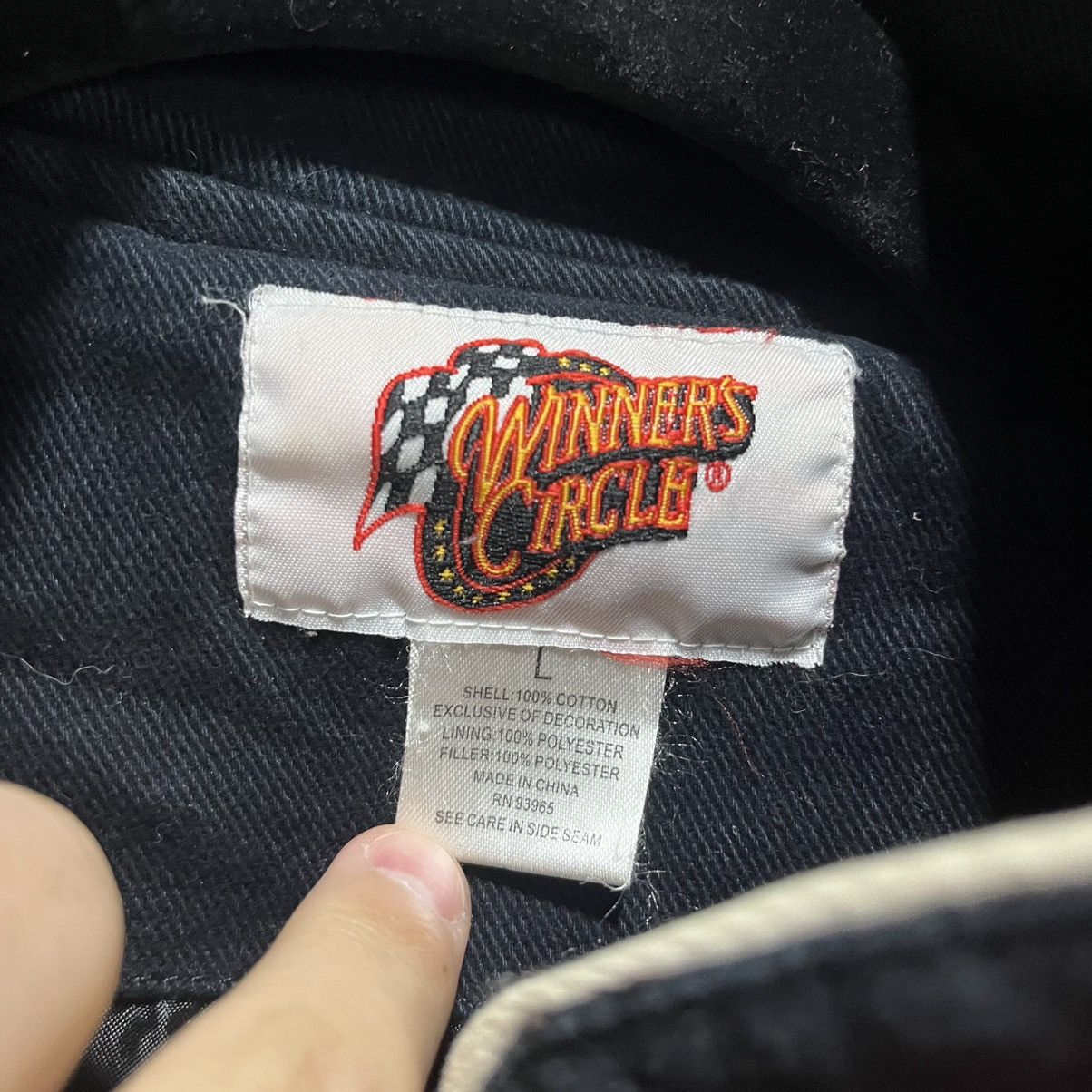 Winners Circle VINTAGE DALE EARNHARDT JR BUDWEISER NASCAR RACING JACKET Size US L / EU 52-54 / 3 - 5 Thumbnail