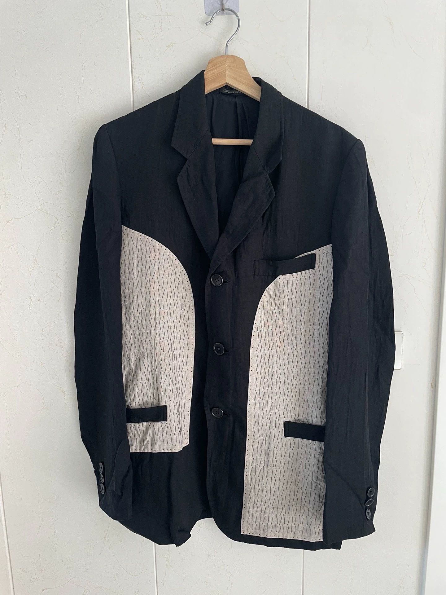 Yohji Yamamoto Yohji Yamamoto 09SS Hand Sashiko Sample Jkt 43/50/78 Size US L / EU 52-54 / 3 - 1 Thumbnail
