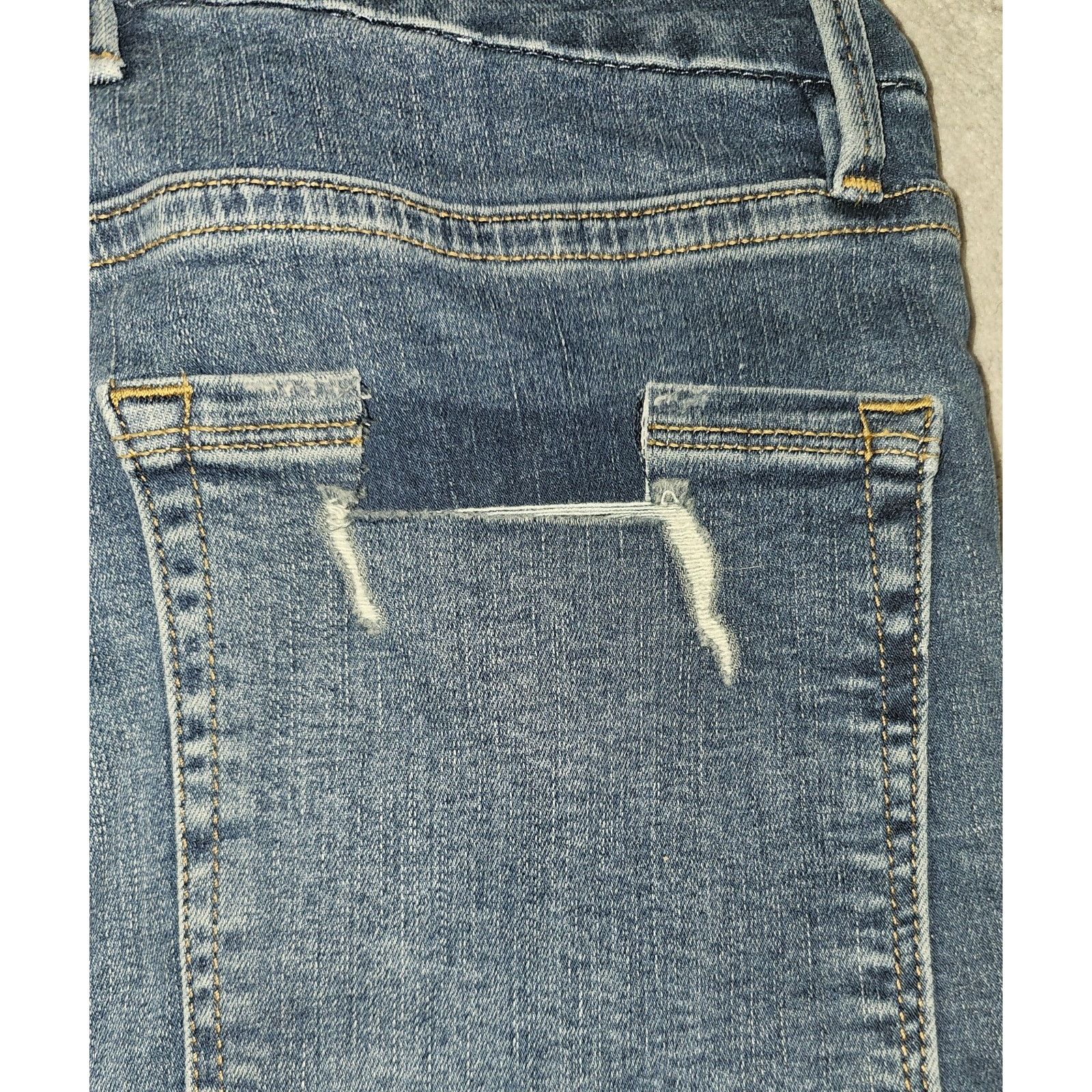Good American GOOD AMERICAN Good Legs High Rise Frayed Hems Skinny Jeans Size 27" / US 4 / IT 40 - 5 Thumbnail