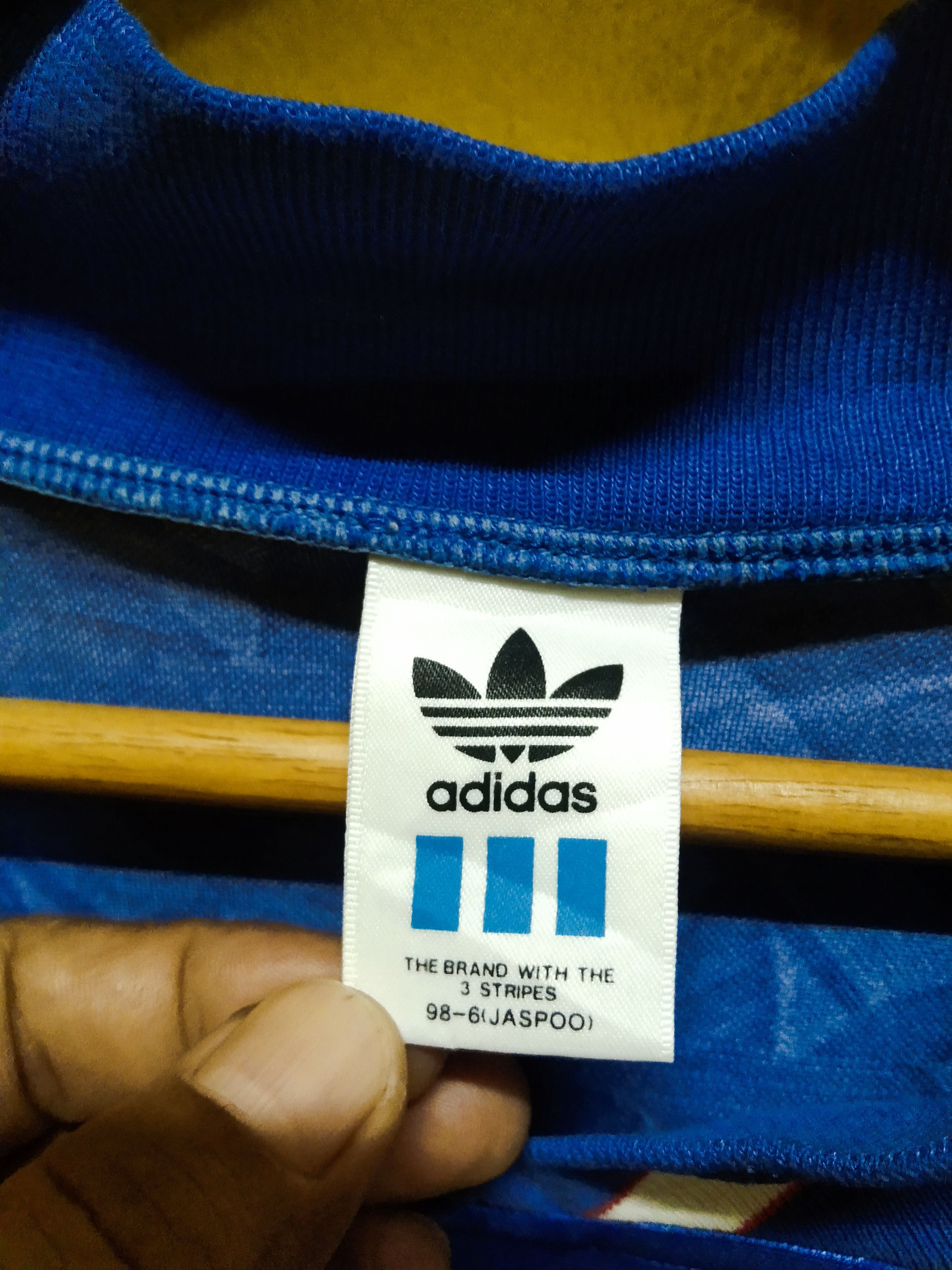 Adidas × Vintage Vintage Adidas Jersey Long Sleeve Shirt Size US L / EU 52-54 / 3 - 7 Thumbnail