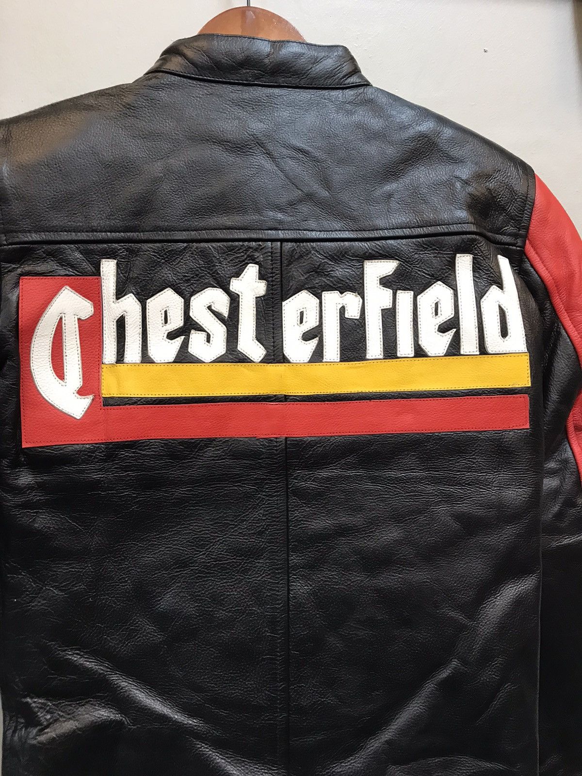 Vintage Chesterfield motorcycles racing leather jacket Size US M / EU 48-50 / 2 - 6 Thumbnail