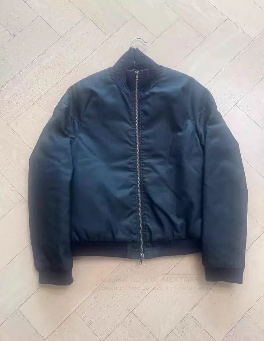 Helmut Lang Black Zip-Front Bomber Jacket. Size US XXS / EU 40 - 2 Thumbnail
