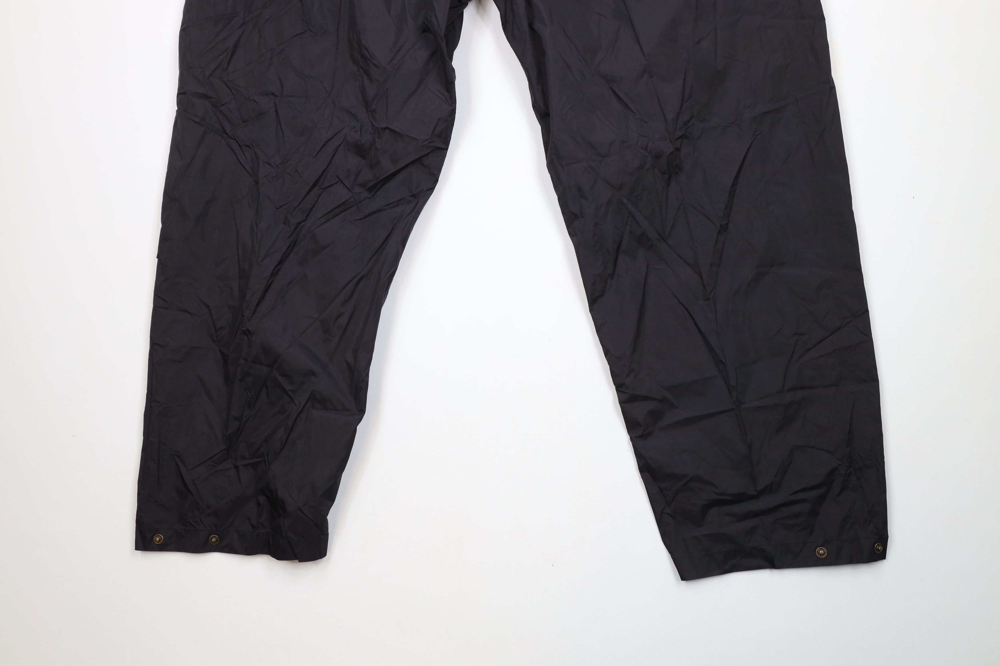 Cabelas × Vintage Vintage Cabelas Wide Leg Outdoor Hiking Rain Pants Black Size US 42 / EU 58 - 4 Thumbnail