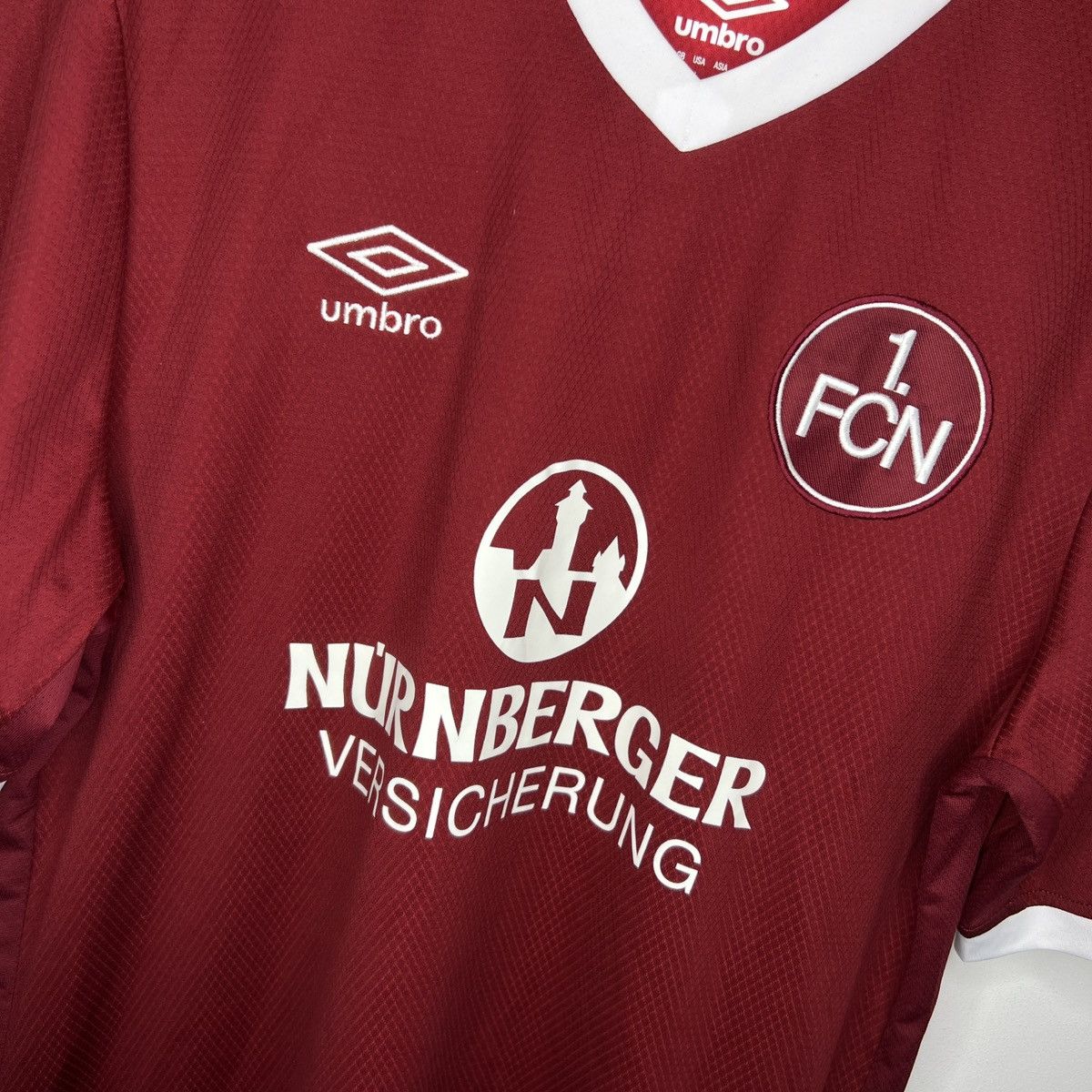 Umbro × Vintage Vintage Burgundy Jersey T-Shirt Tee Nurnberg Umbro 2020 Size US L / EU 52-54 / 3 - 5 Thumbnail
