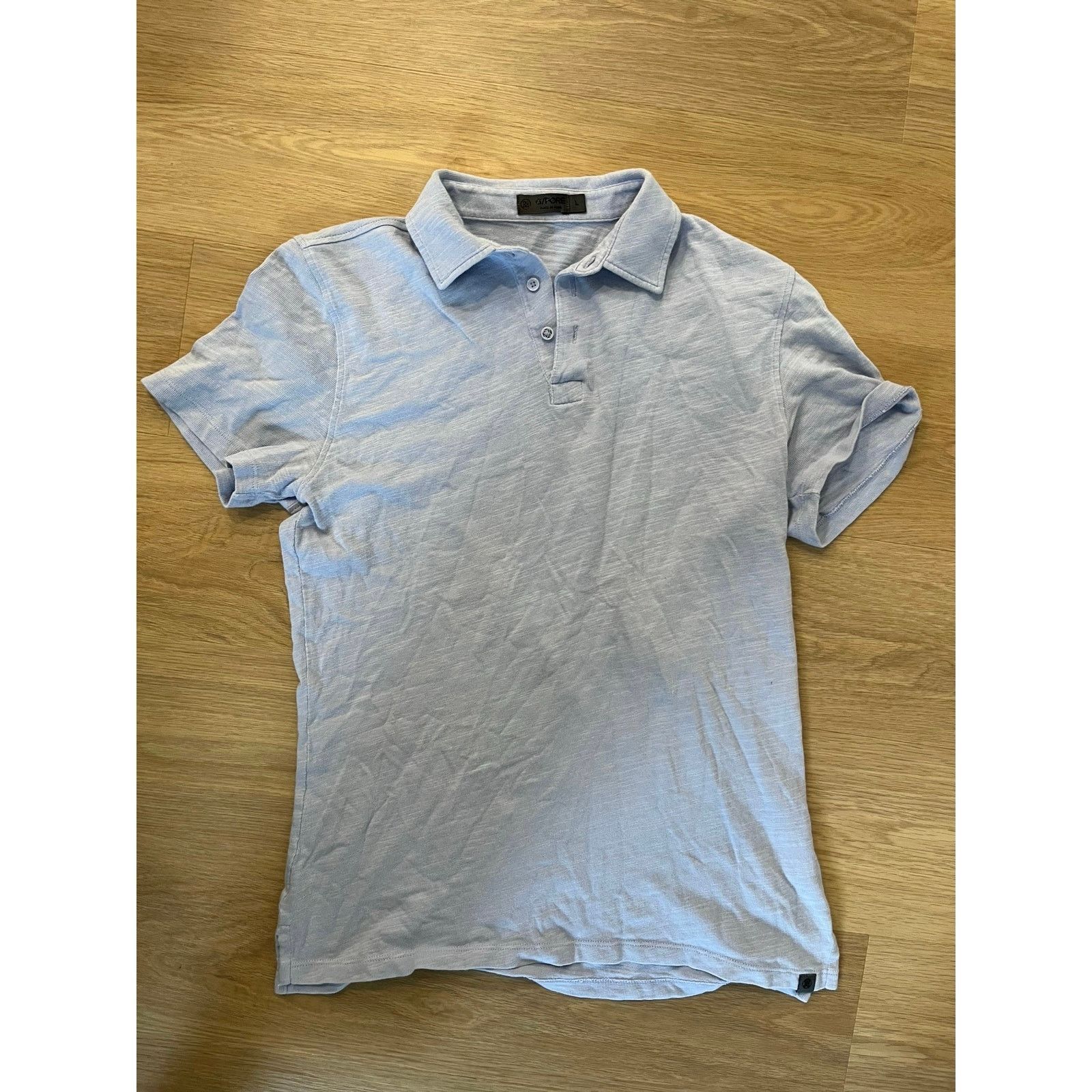 G/FORE G Fore Golf Polo Shirt Men Large Blue Solid Short Size US L / EU 52-54 / 3 - 1 Thumbnail