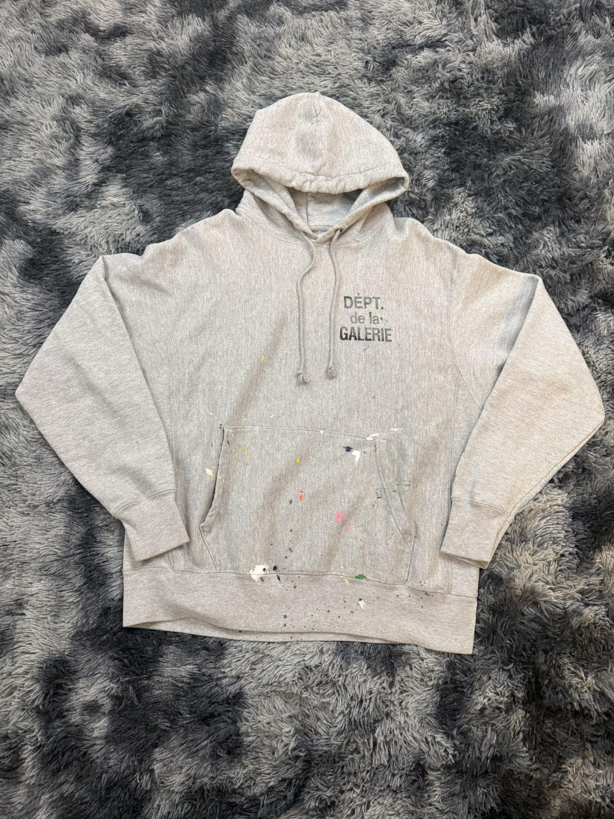 Gallery Dept Hoodie Paint | Grailed