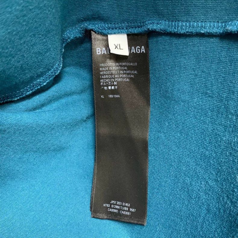Balenciaga Balenciaga Back logo short sleeve Size US XL / EU 56 / 4 - 7 Thumbnail