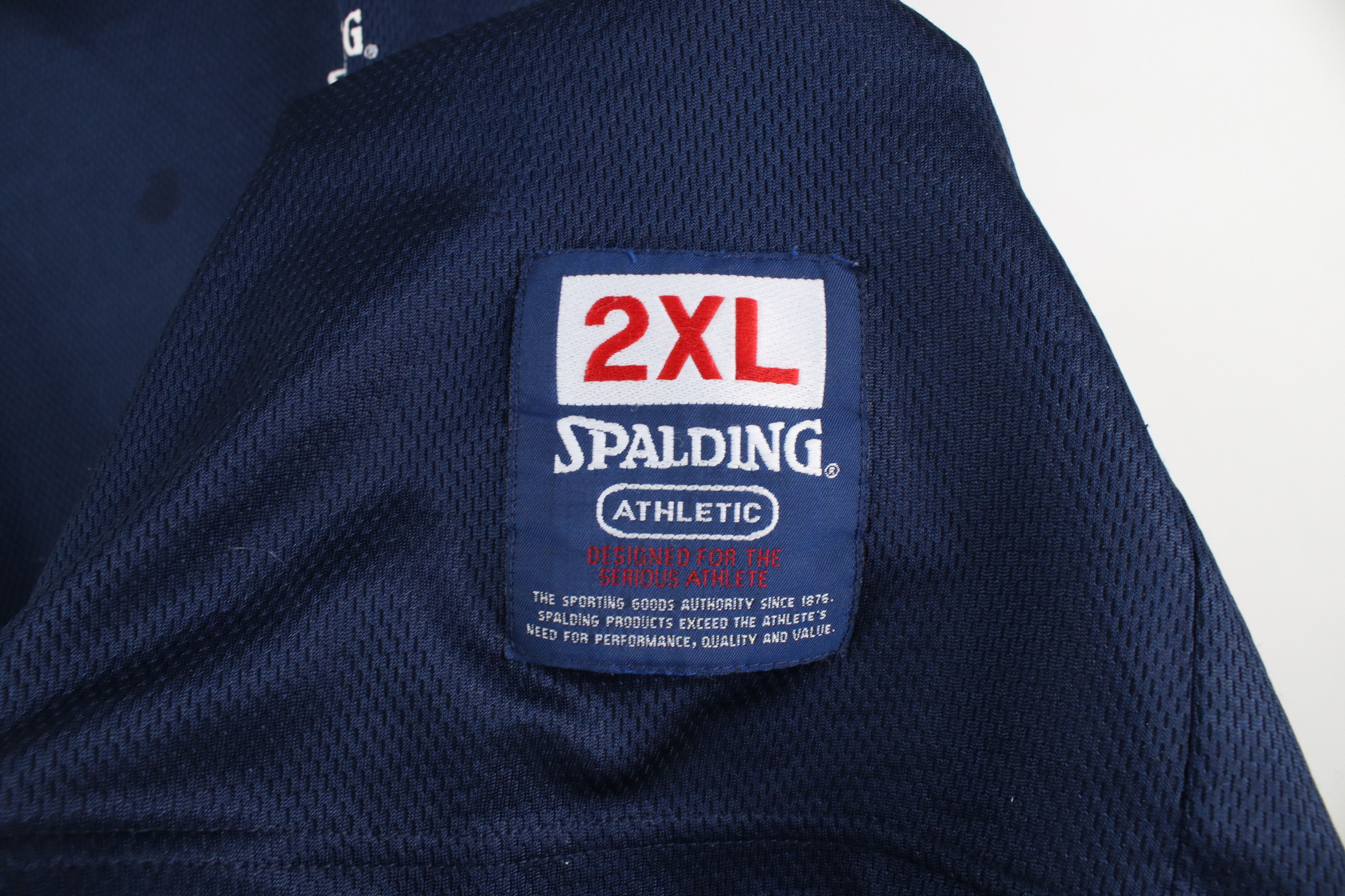 Spalding × Vintage Vintage 90s Spalding Basketball Sleeveless Muscle T-Shirt Size US XXL / EU 58 / 5 - 6 Thumbnail