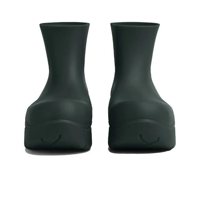 Bottega Veneta o1n1vont1024 Puddle Ankle Boots in Inkwell Size US 5 / IT 35 - 3 Thumbnail