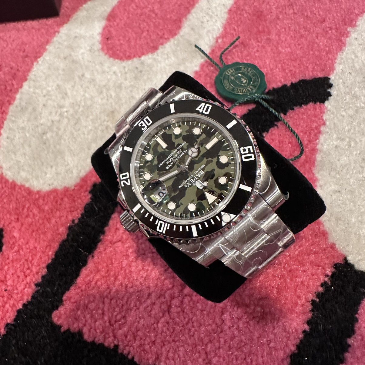Bape 1ST CAMO TYPE 1 BAPEX® M BAPE GREEN SILVER Size ONE SIZE - 12 Thumbnail