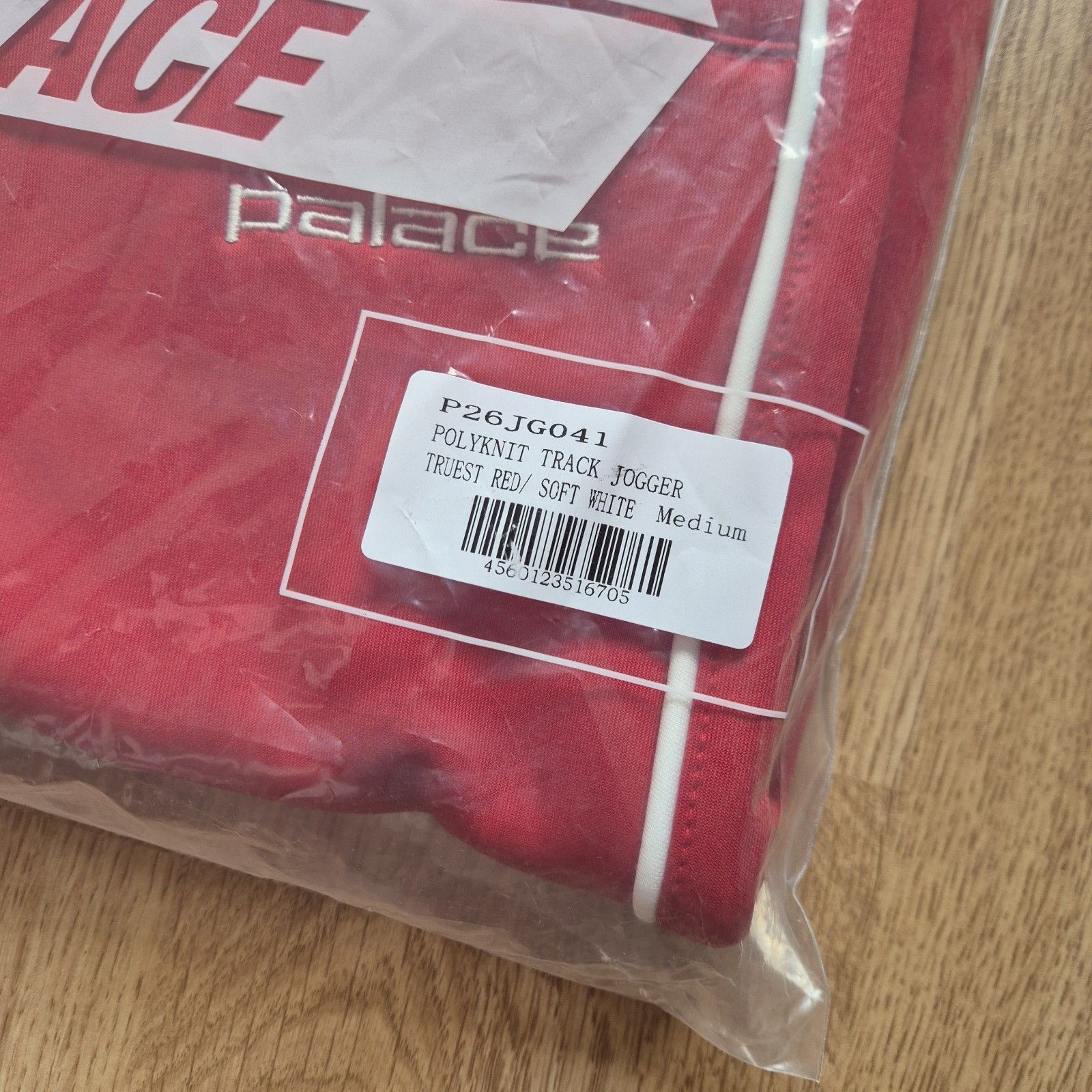 Palace Palace Polyknit Track Jogger Black Red SS24 Size US 32 / EU 48 - 10 Thumbnail