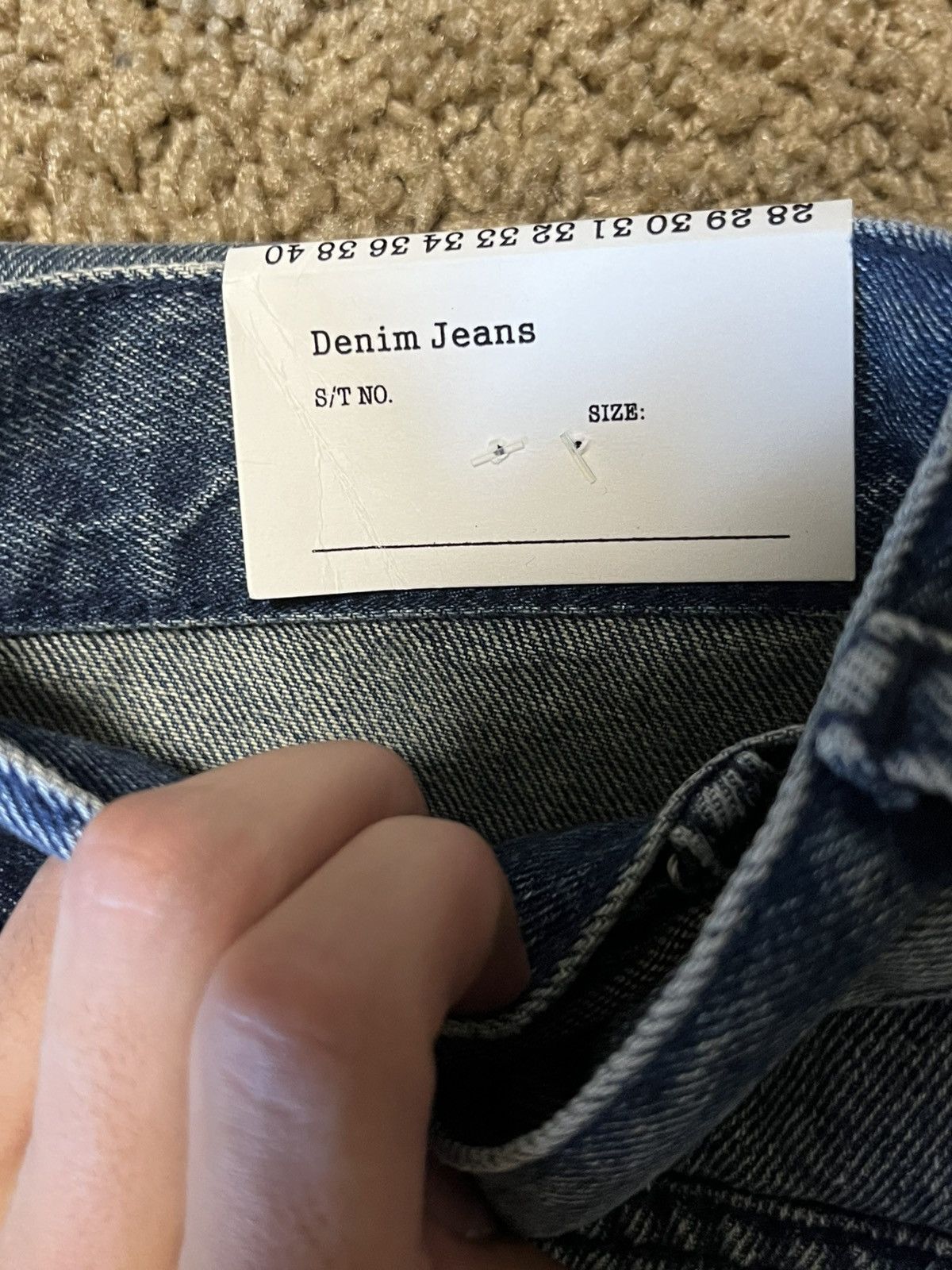 Vintage Dark blue baggy jeans Size US 32 / EU 48 - 5 Thumbnail