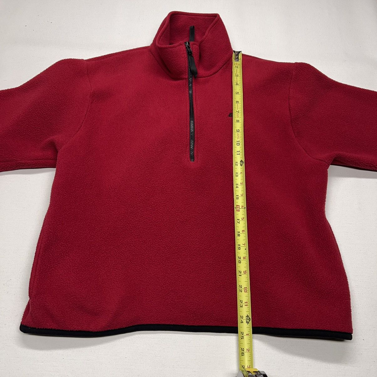 Eastern Mountain Sports × Vintage VTG Eastern Mountain Sports Fleece Red Sweater Full Zip Y2K Size XL / US 12-14 / IT 48-50 - 17 Thumbnail