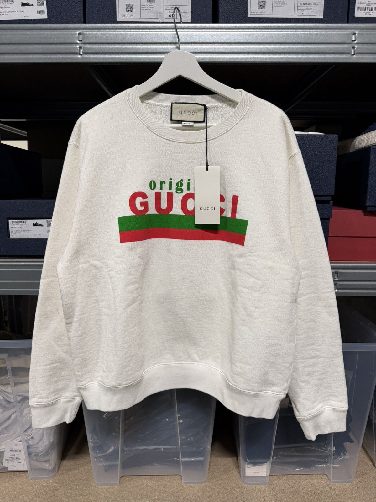 Gucci Gucci Original Logo Sweatshirt NEW 1200$ Size US S / EU 44-46 / 1 - 1 Thumbnail