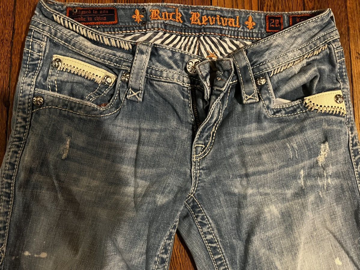 Rock Revival Rock Revival, low rise Jeans, size 28 Size 28" / US 6 / IT 42 - 3 Thumbnail