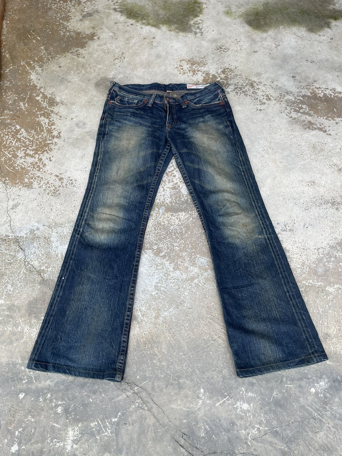 If Six Was Nine Vintage Brappers Sanforized Flare Jeans Rusty Size US 34 / EU 50 - 2 Thumbnail