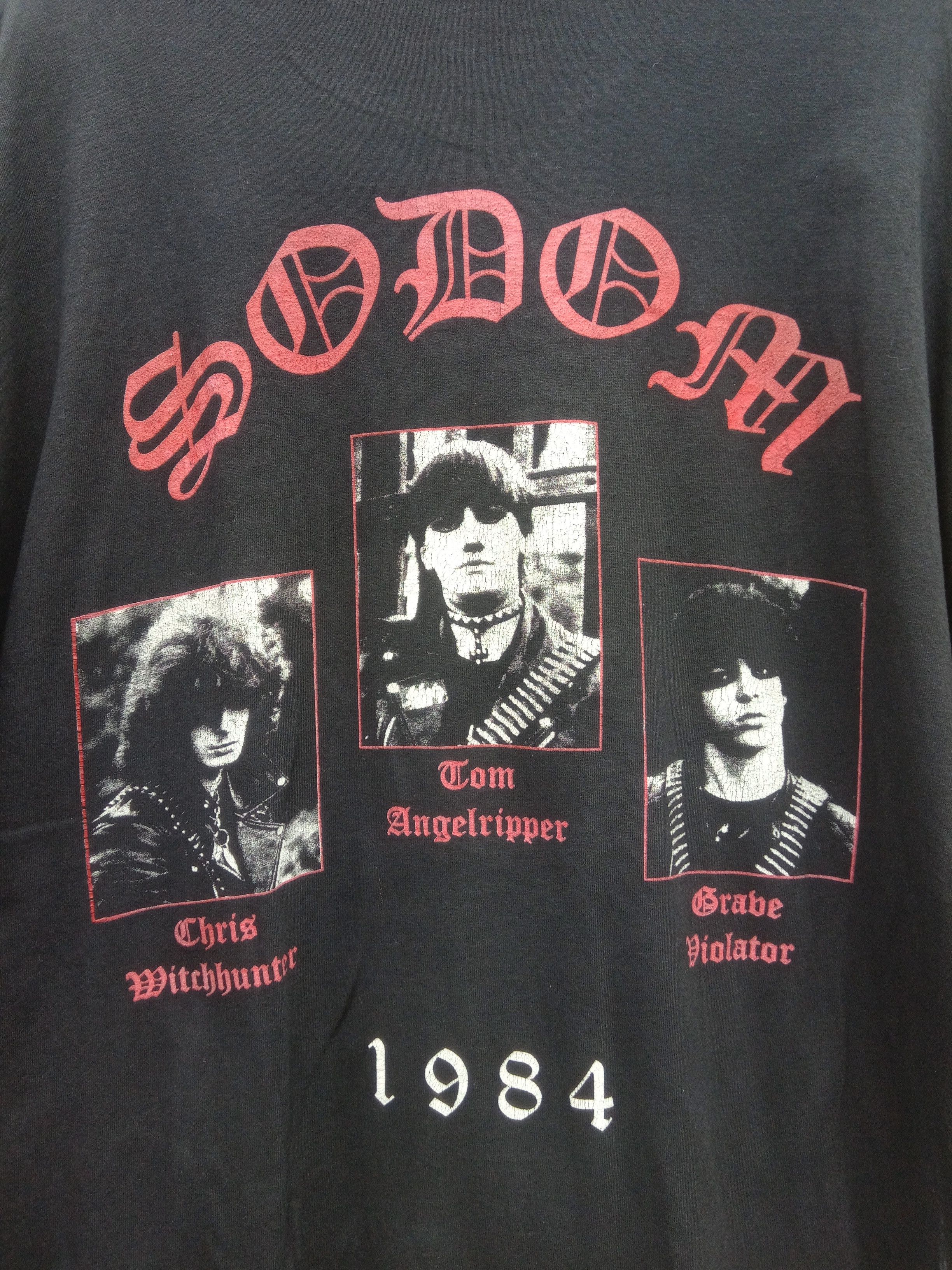 Band Tees Vintage SODOM in the sign of evil Size US XL / EU 56 / 4 - 4 Thumbnail