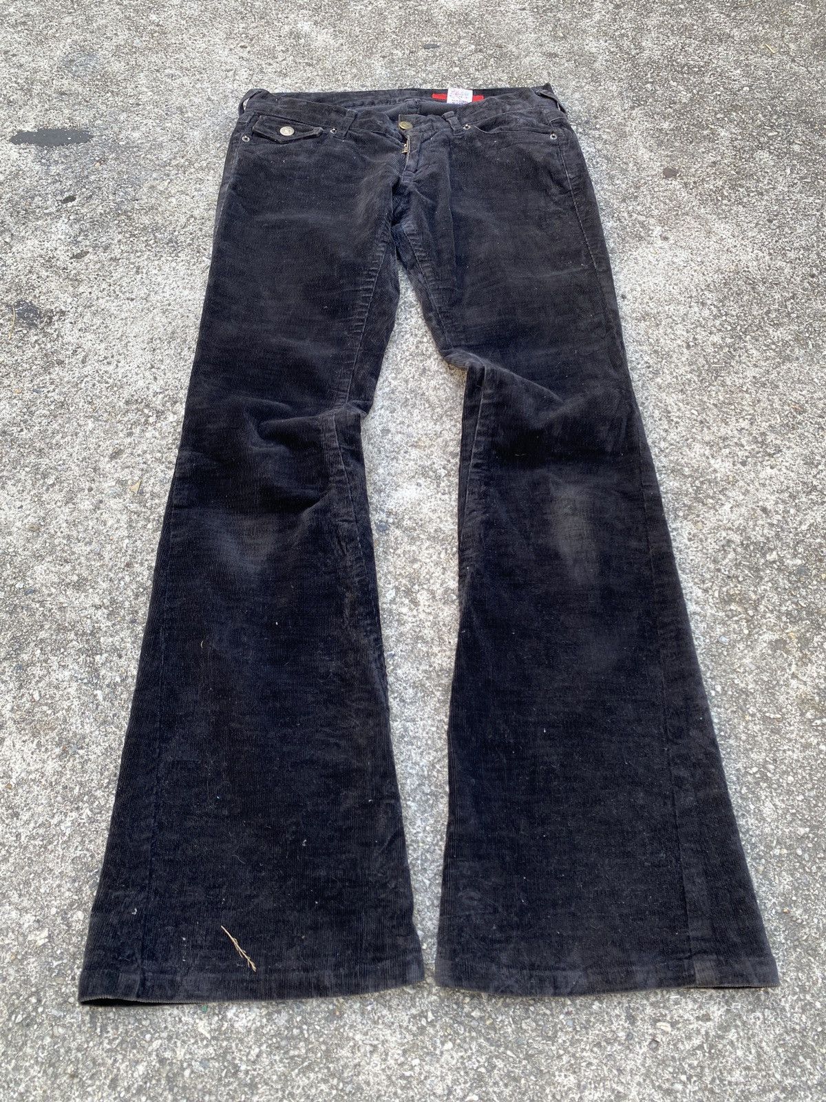 Japanese Brand R.P.B Due Corduroy Low Rise Flare Pant Size US 28 / EU 44 - 10 Thumbnail
