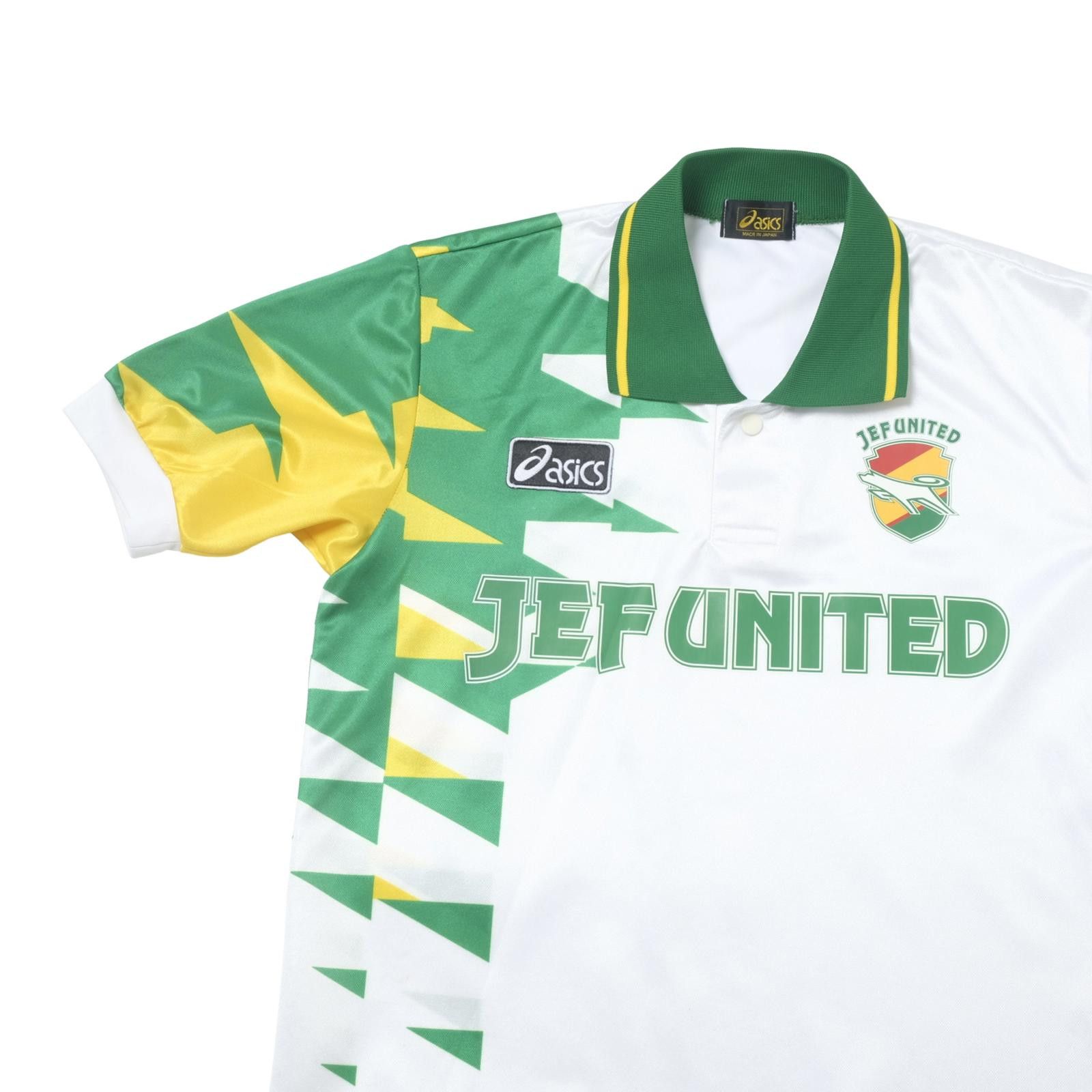 Asics 1993/94 JEF United Ichihara Away Shirt J-League (S) Size US S / EU 44-46 / 1 - 3 Thumbnail