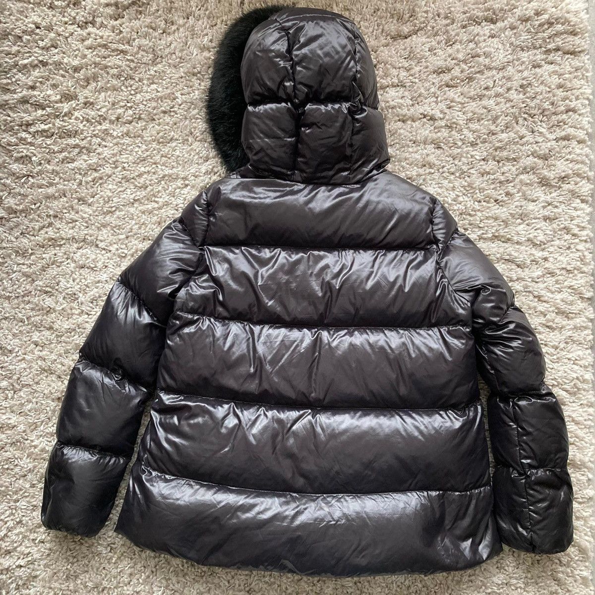 Moncler moncler ‘LAICHE’ down jacket with fur hood black size 0 Size XS / US 0-2 / IT 36-38 - 9 Thumbnail