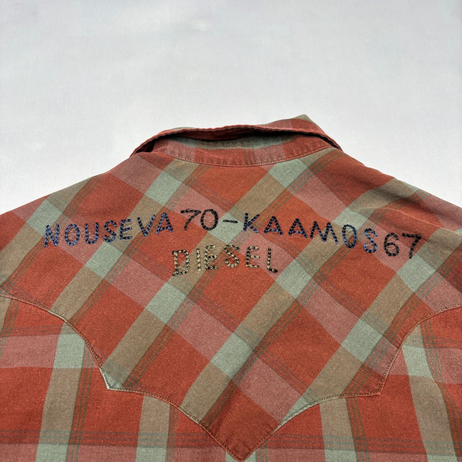 Diesel Vintage Diesel Pearl Snap Men's 2XL Nouseva 70 Kaamos 67 Size US XXL / EU 58 / 5 - 4 Thumbnail