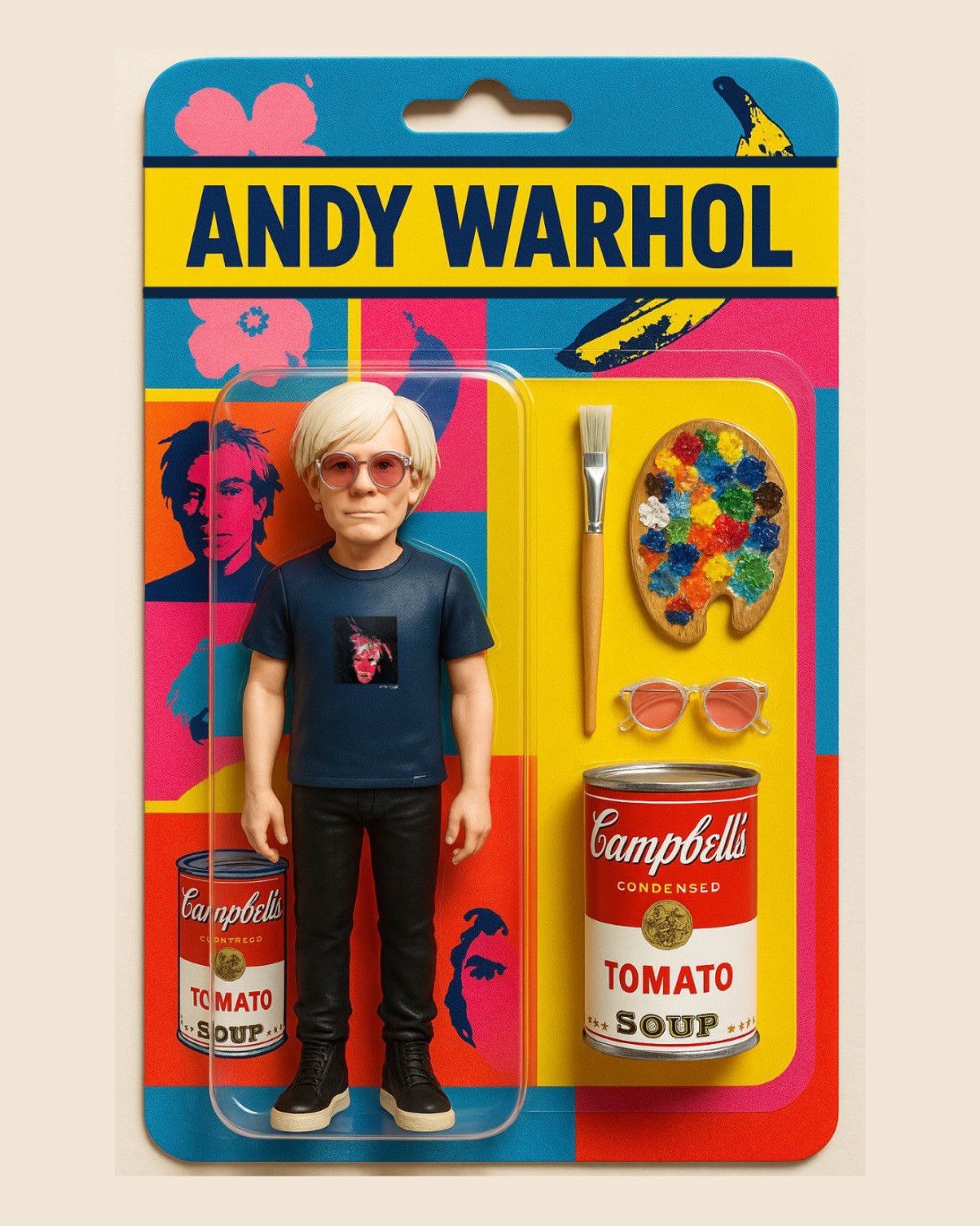 Andy Warhol × Vintage Rare 🔥 Vintage 90’s Andy Warhol Self Portrait Art Tee Size US M / EU 48-50 / 2 - 6 Thumbnail