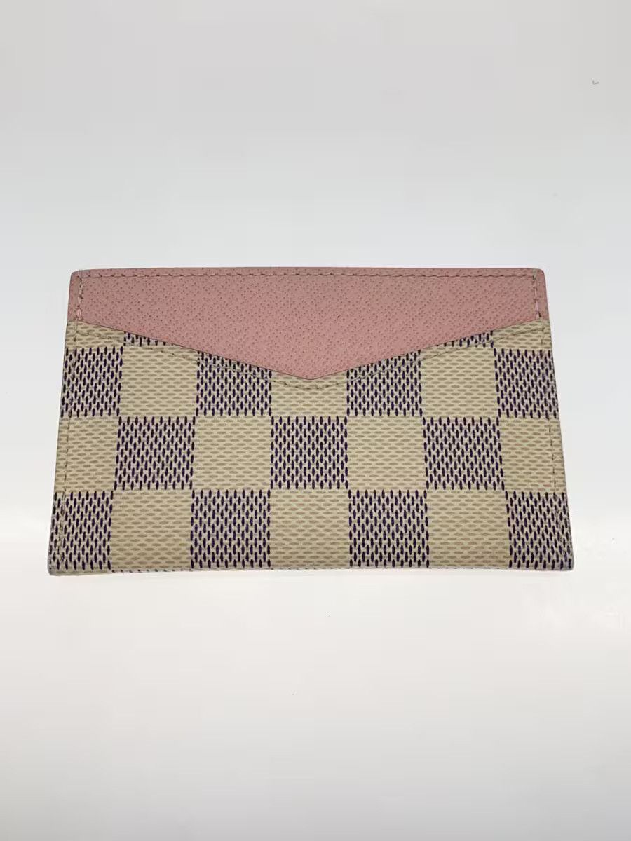 Louis Vuitton Louis Vuitton Damier Azur Porte Cartes Sample Pink Size ONE SIZE - 2 Thumbnail