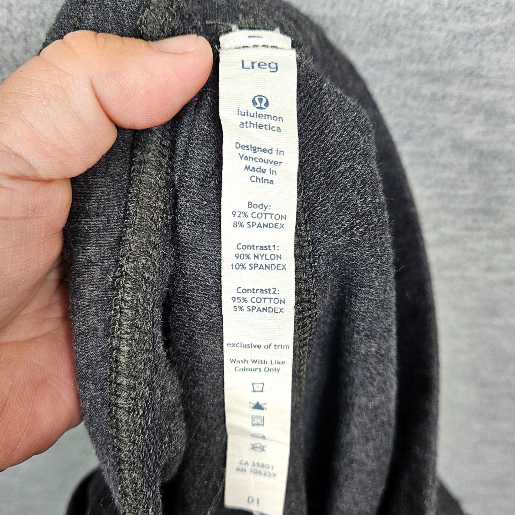 Lululemon Lululemon Men's Dark Charcoal Gray Pockets Sweatpants Size L Size US 33 - 5 Thumbnail
